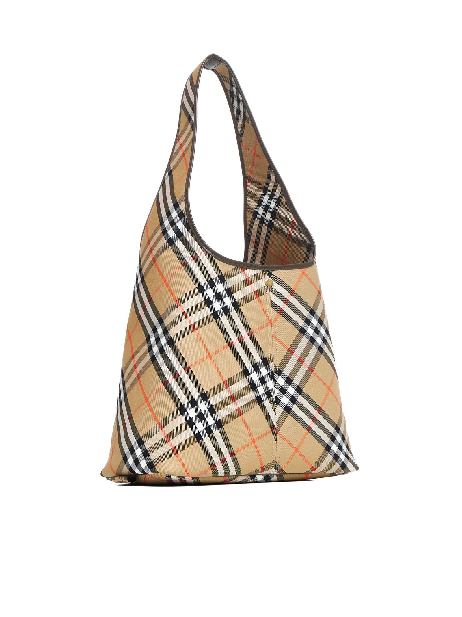 Shop Burberry Shoulder Bag In Sand