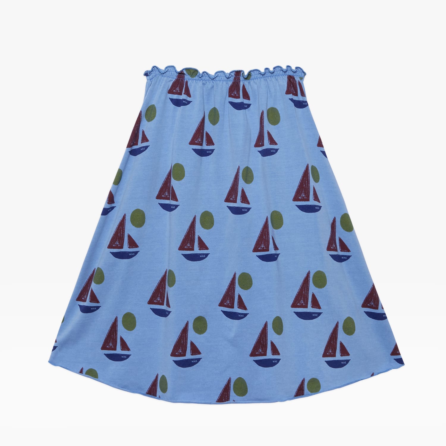 Weekend House. Kids' Printed Skirt In Azzurra