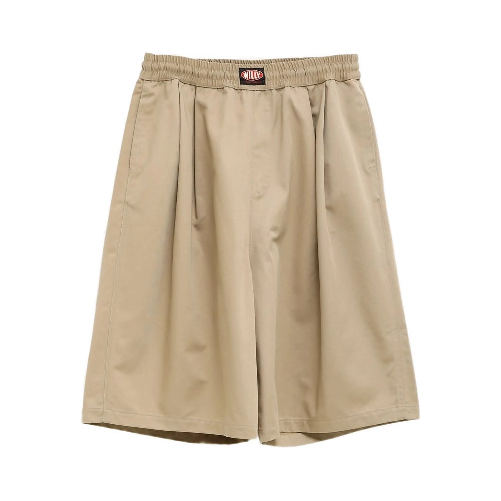 Willy Chavarria Beige Orale Elasticated Shorts In Neutral