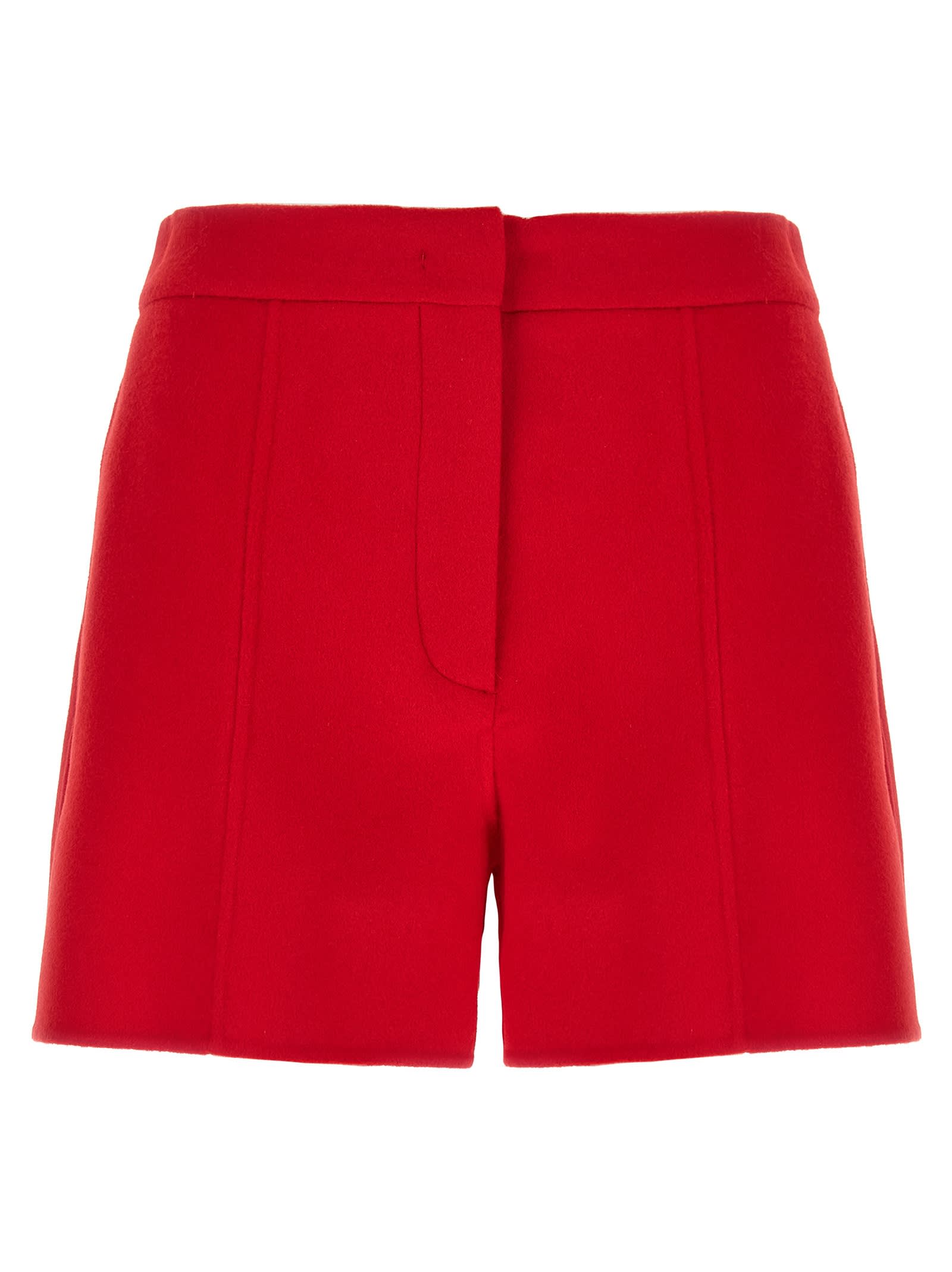 Sportmax Buono Bermuda And Short Red In Red