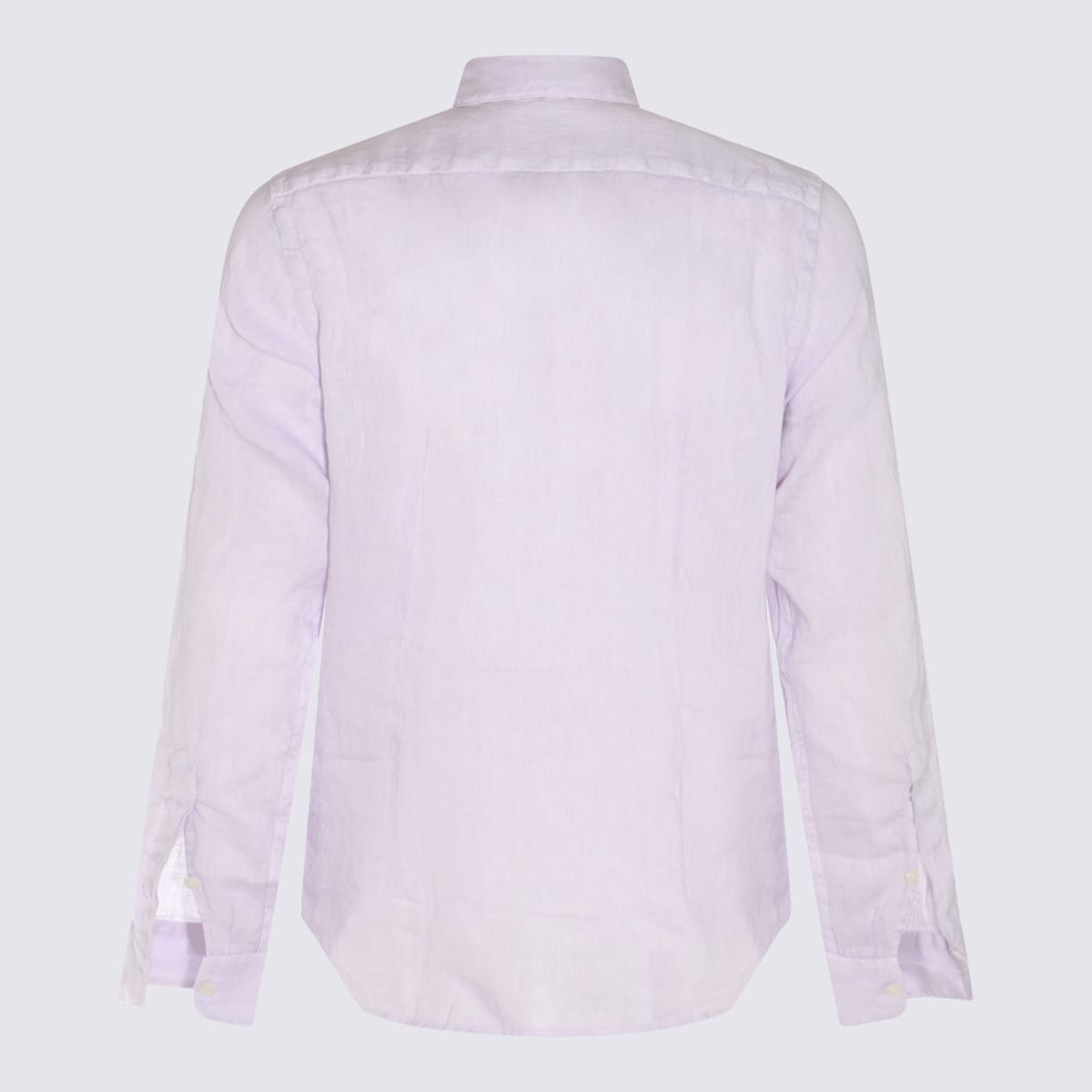 Shop Altea Violet Linen Shirt In Glicine