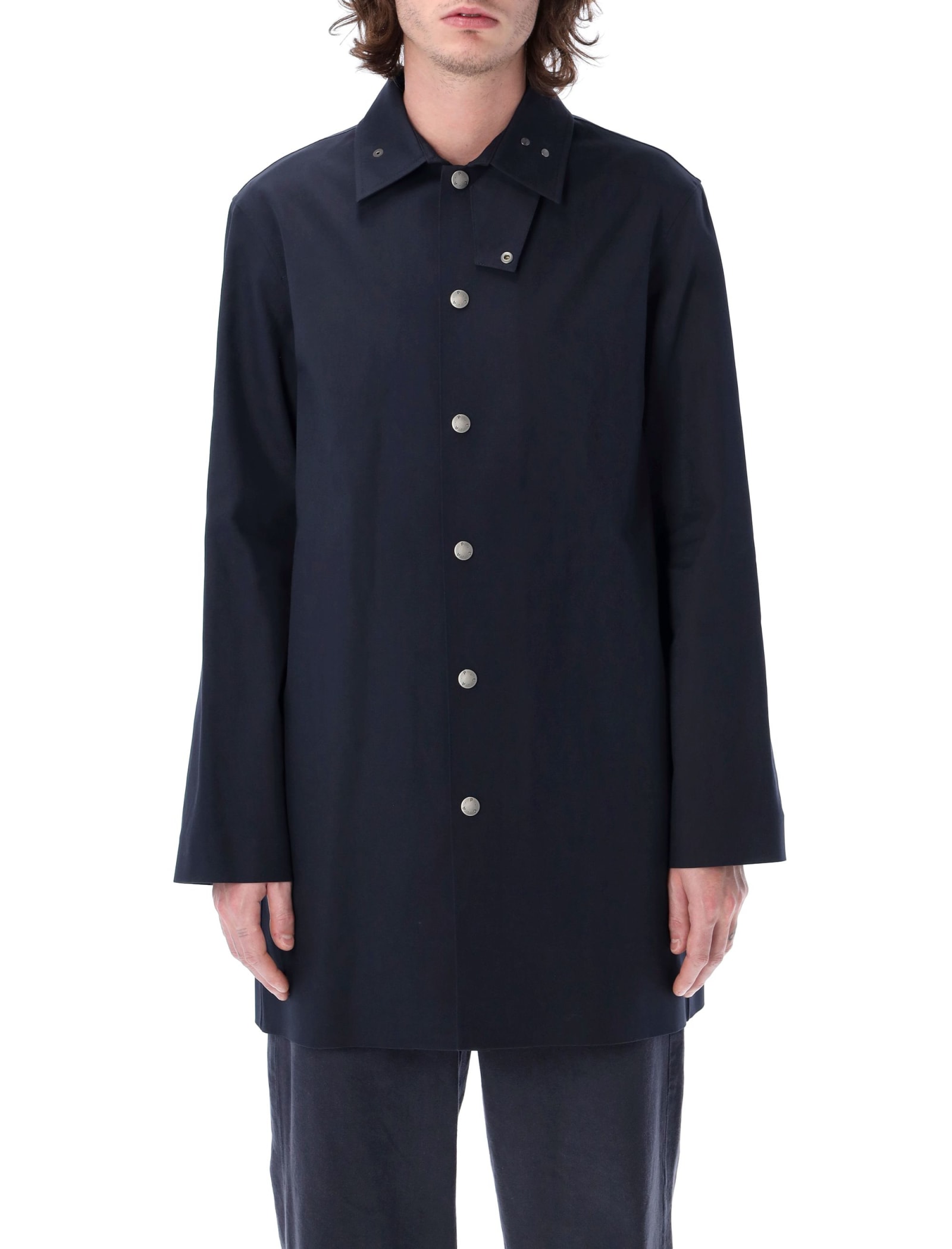 Apc A.p.c. Coats In Dark Navy