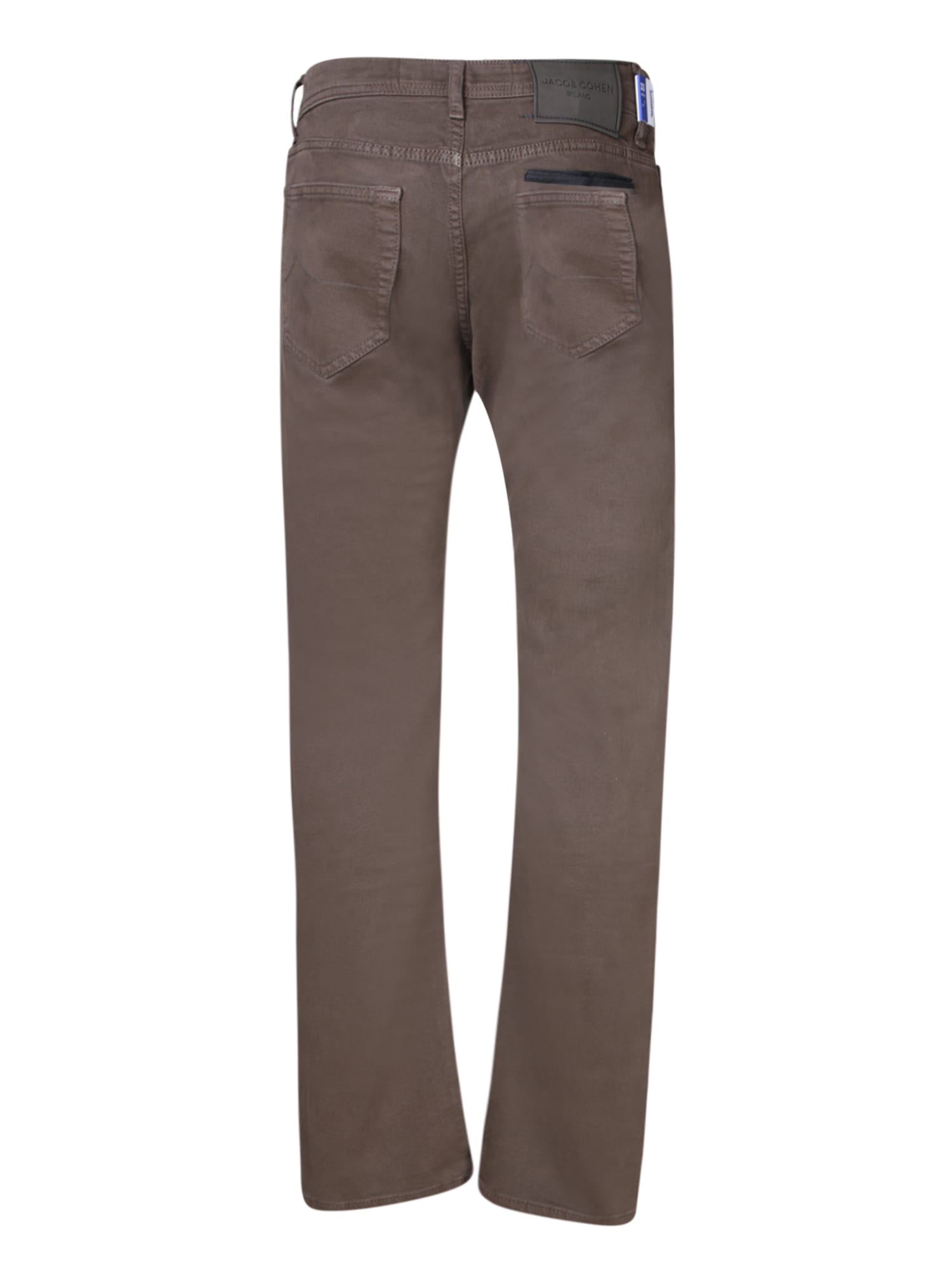 Shop Jacob Cohen Brown And Grey Trousers