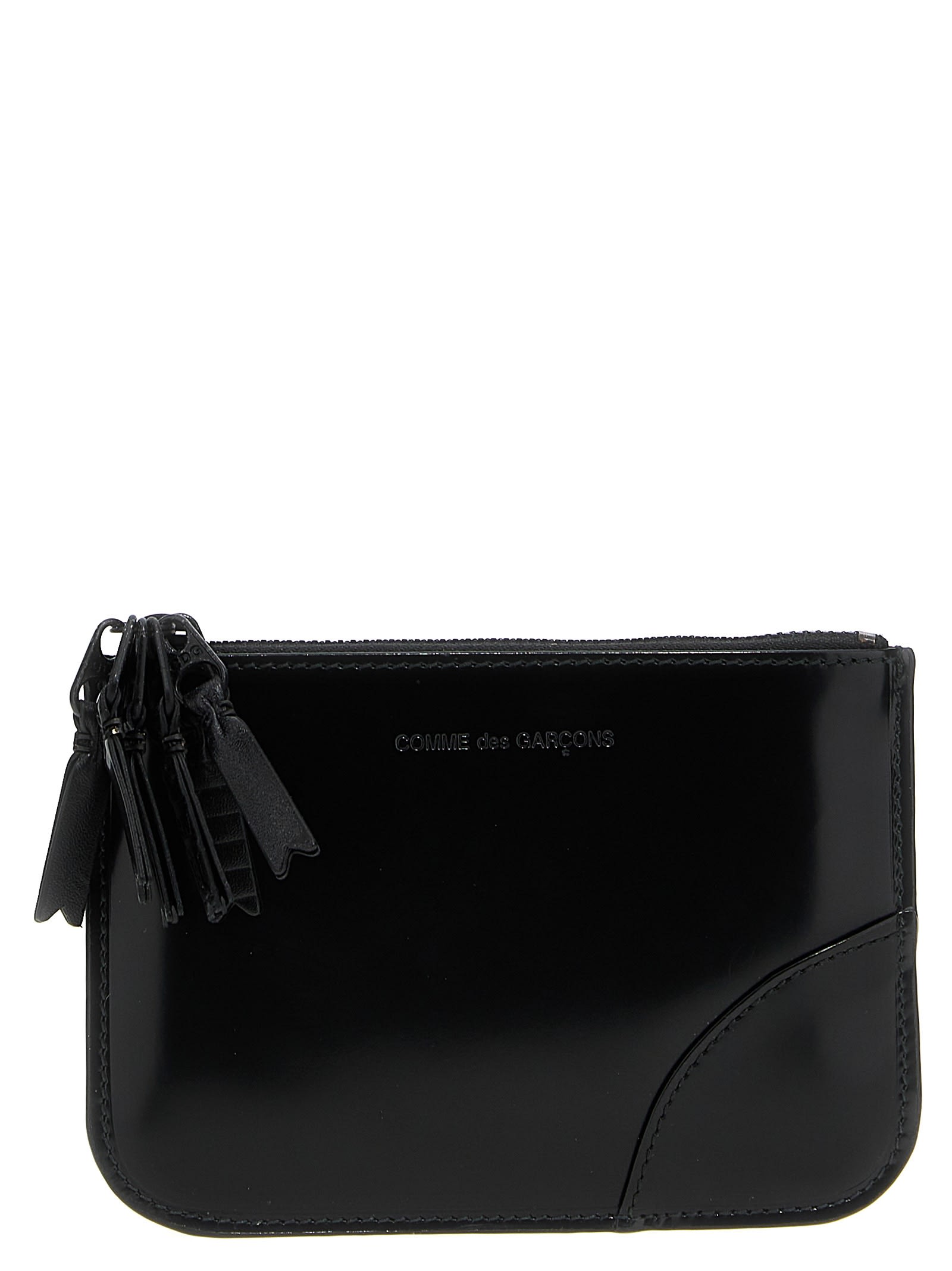 Shop Comme Des Garçons Zipper Medley Wallet In Black