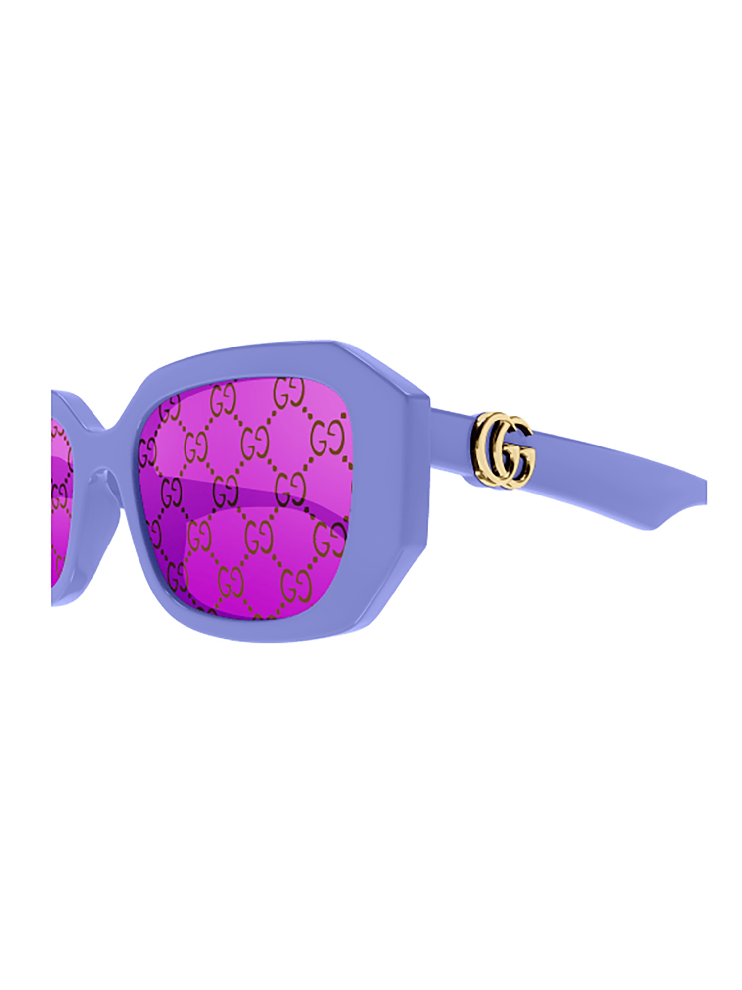 Shop Gucci Gg1535s Sunglasses In Violet Violet Pink