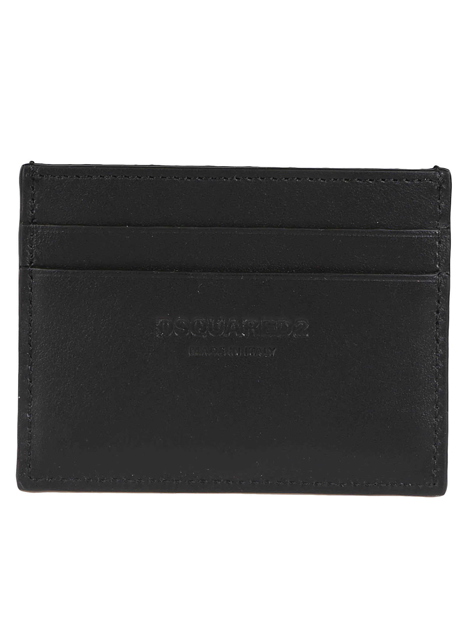 Dsquared2 Deep Credit Card Holder In Nero