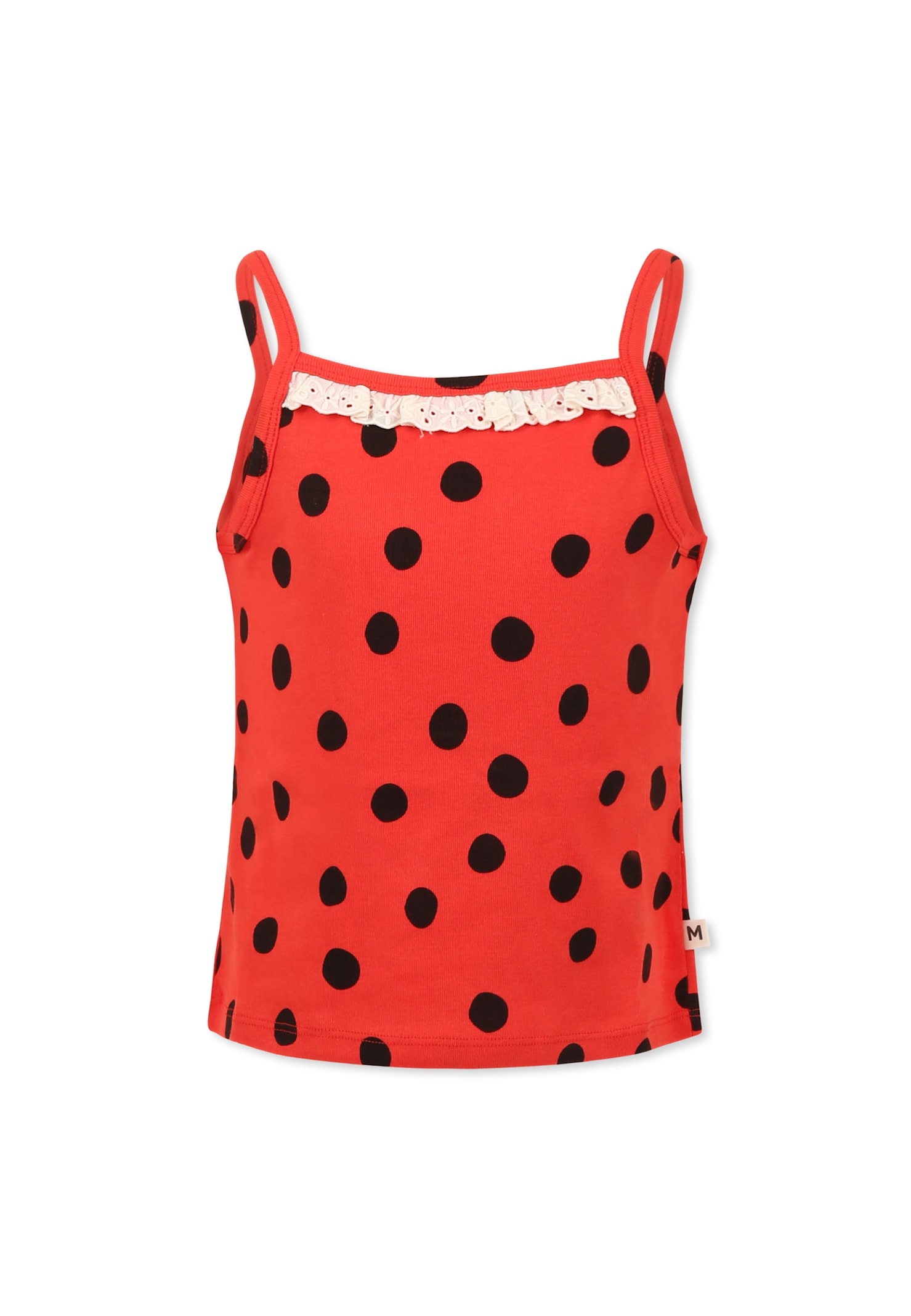 Shop Mini Rodini Red Tank Topfor Girl With Polka Dots