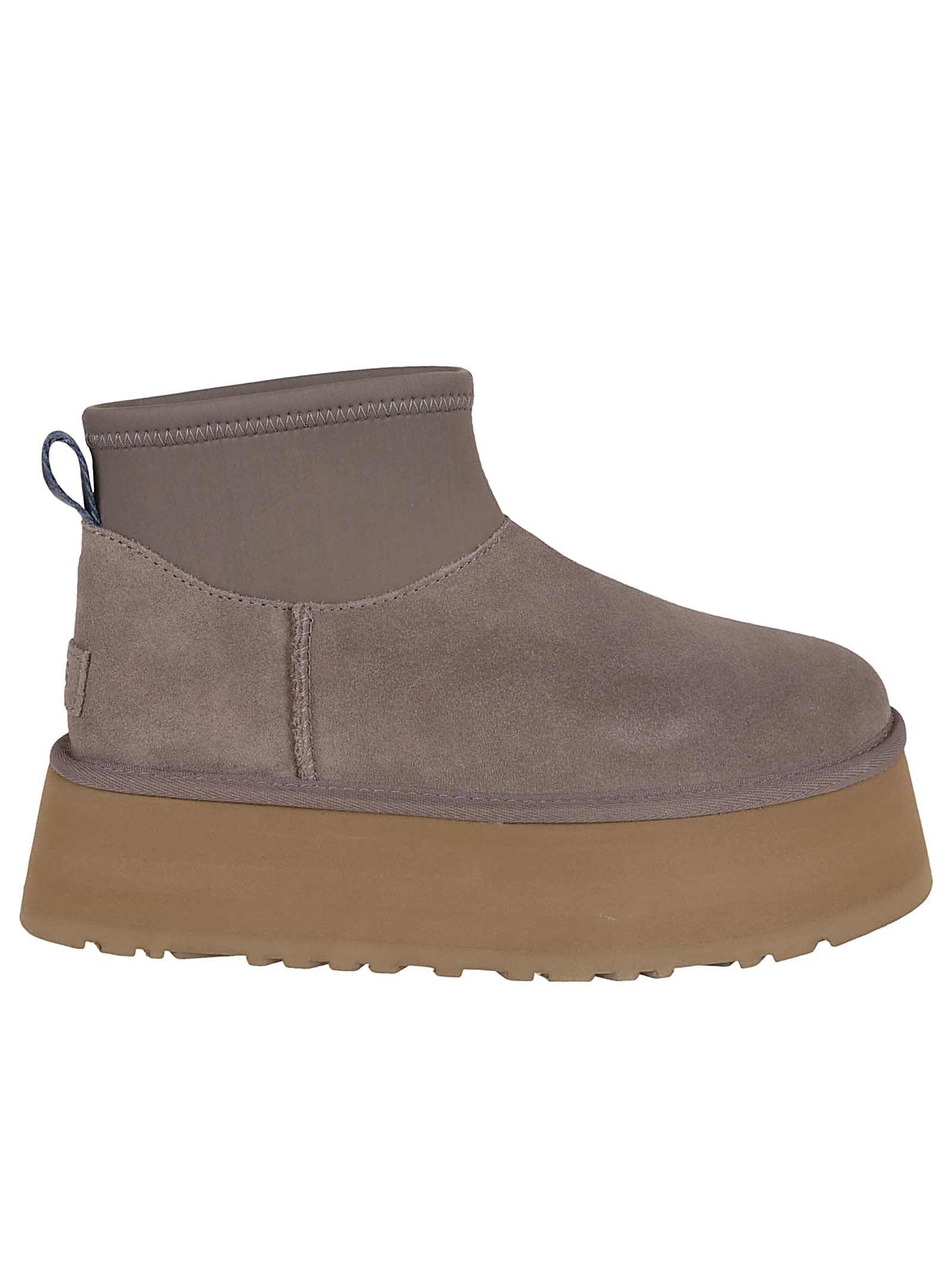 Ugg Mini Ankle Boots With Platform Sole And Pull Tab In Skp