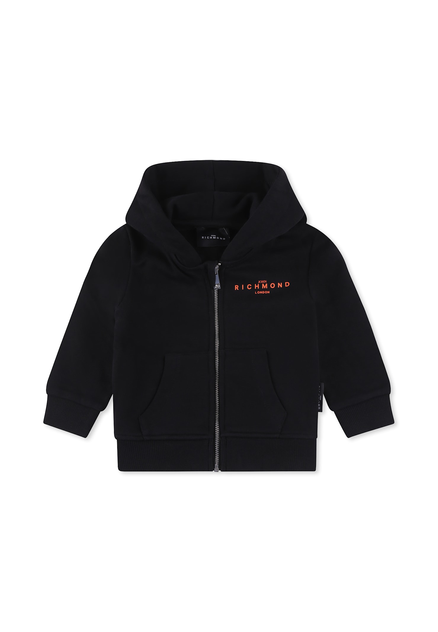 Richmond Black Sweatshirt For Baby Boy With Logo