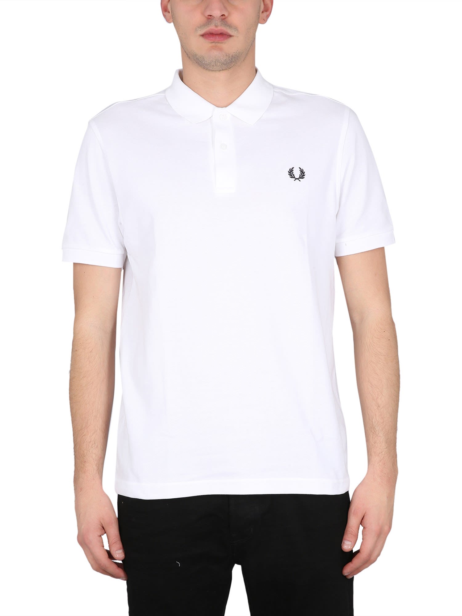 Fred Perry Polo With Logo Embroidery