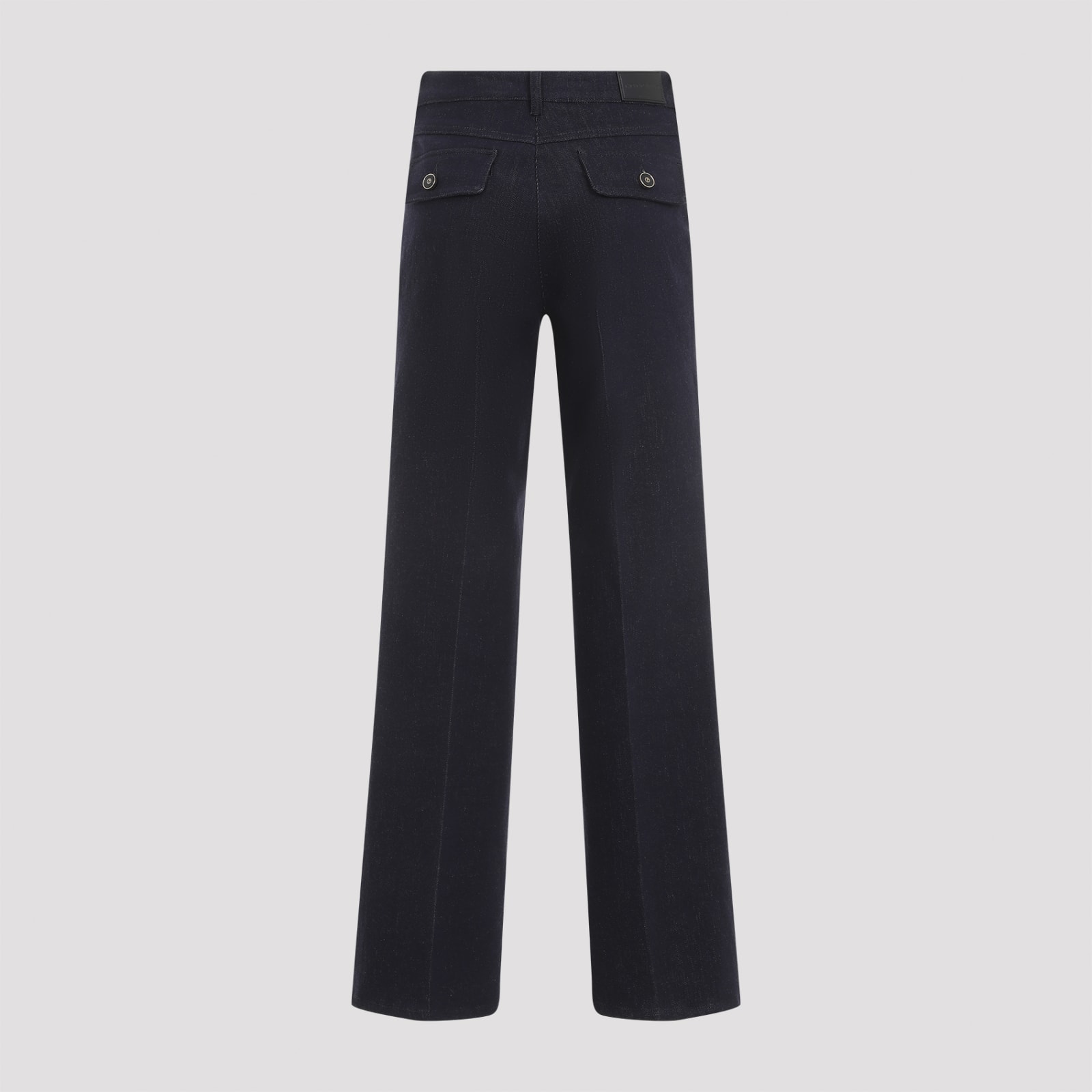 Shop Giorgio Armani Straight Leg Trousers In Ub112