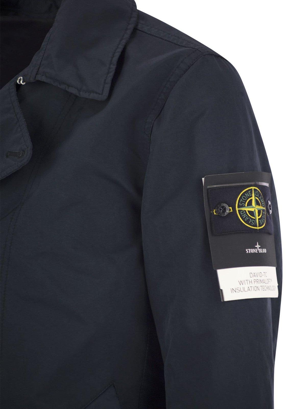 Shop Stone Island David-tc Padded Jacket In Non Definito