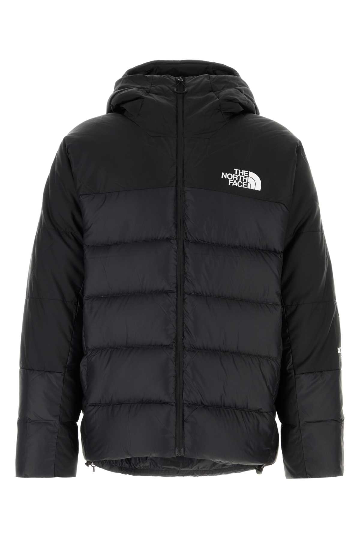 THE NORTH FACE BLACK NYLON DOWN JACKET