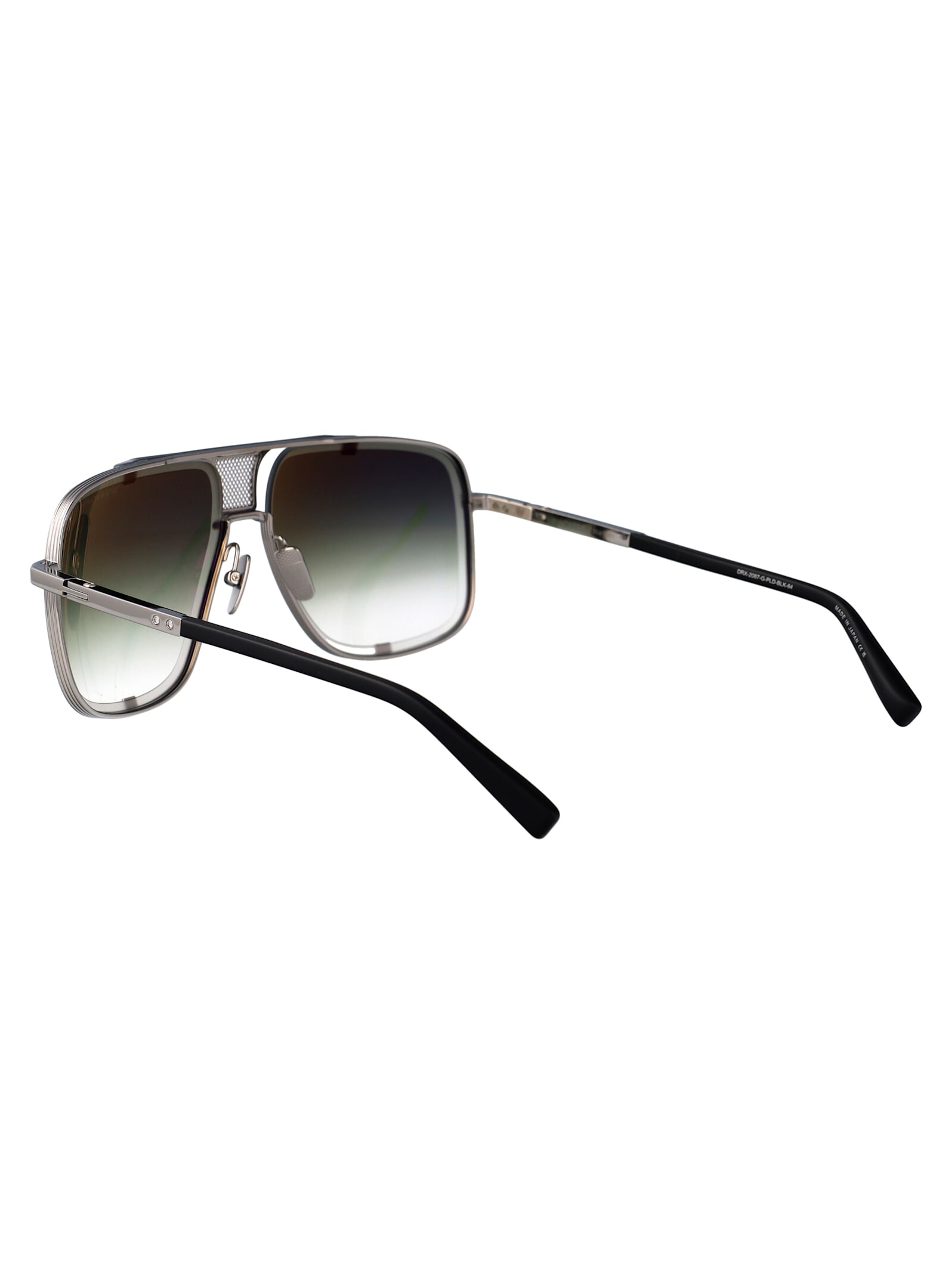 Dita Mach-five Sunglasses In Black Palladium - Black Iron W Dark G15 To Clear Gradient