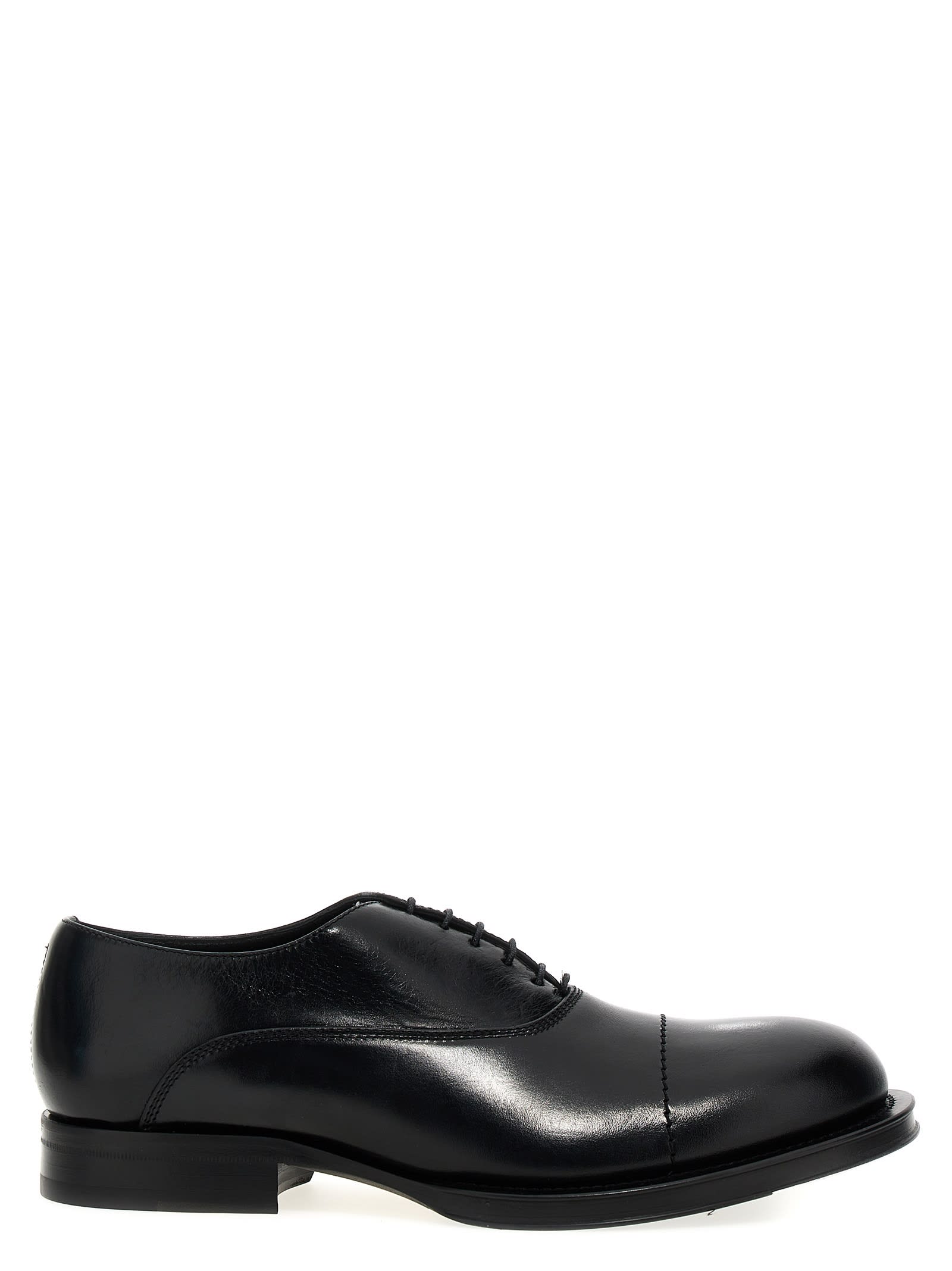 LANVIN RICHELIEU MEDLEY OXFORD LACE UP SHOES