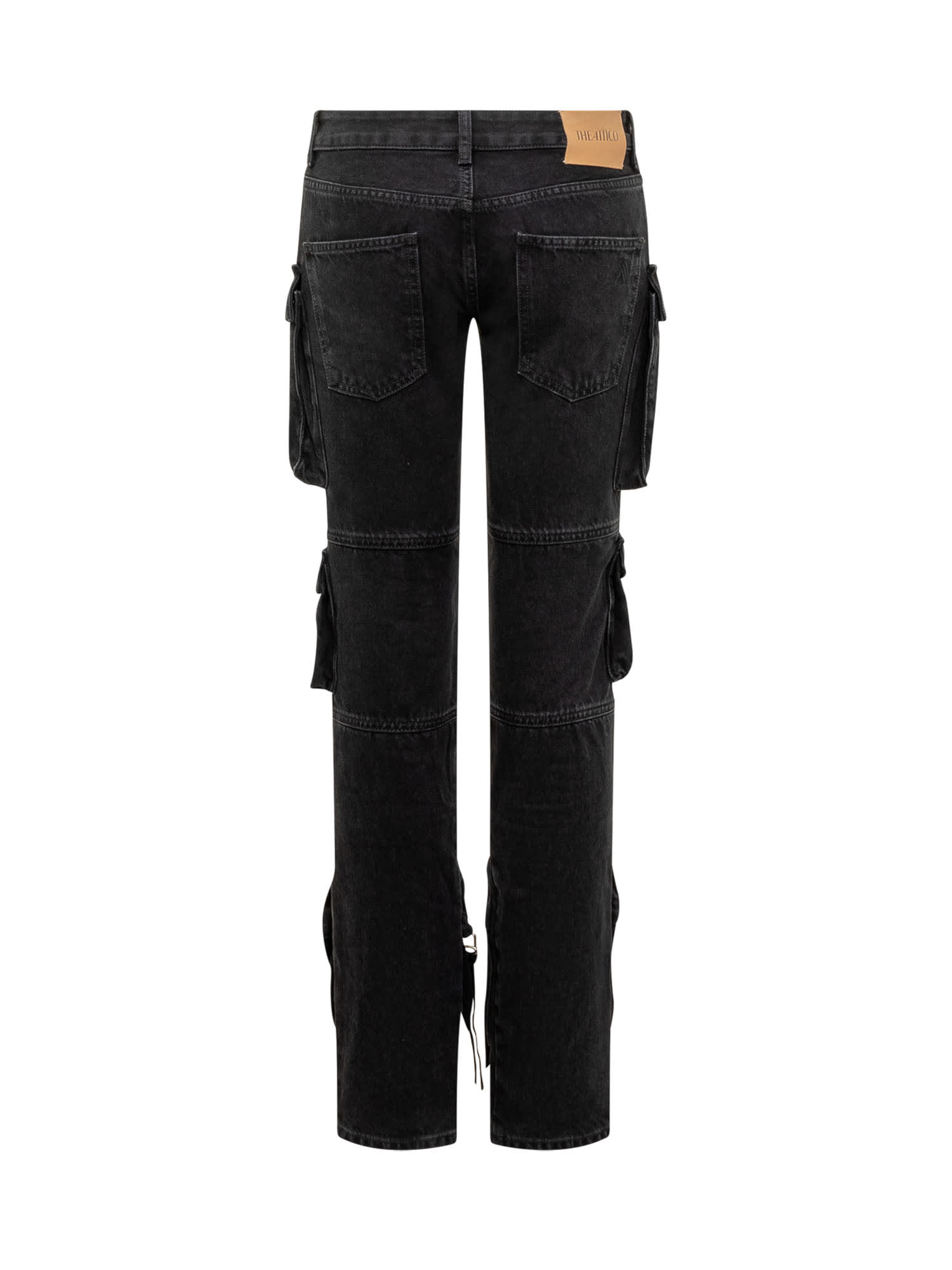 Shop Attico Essie Jeans In Black