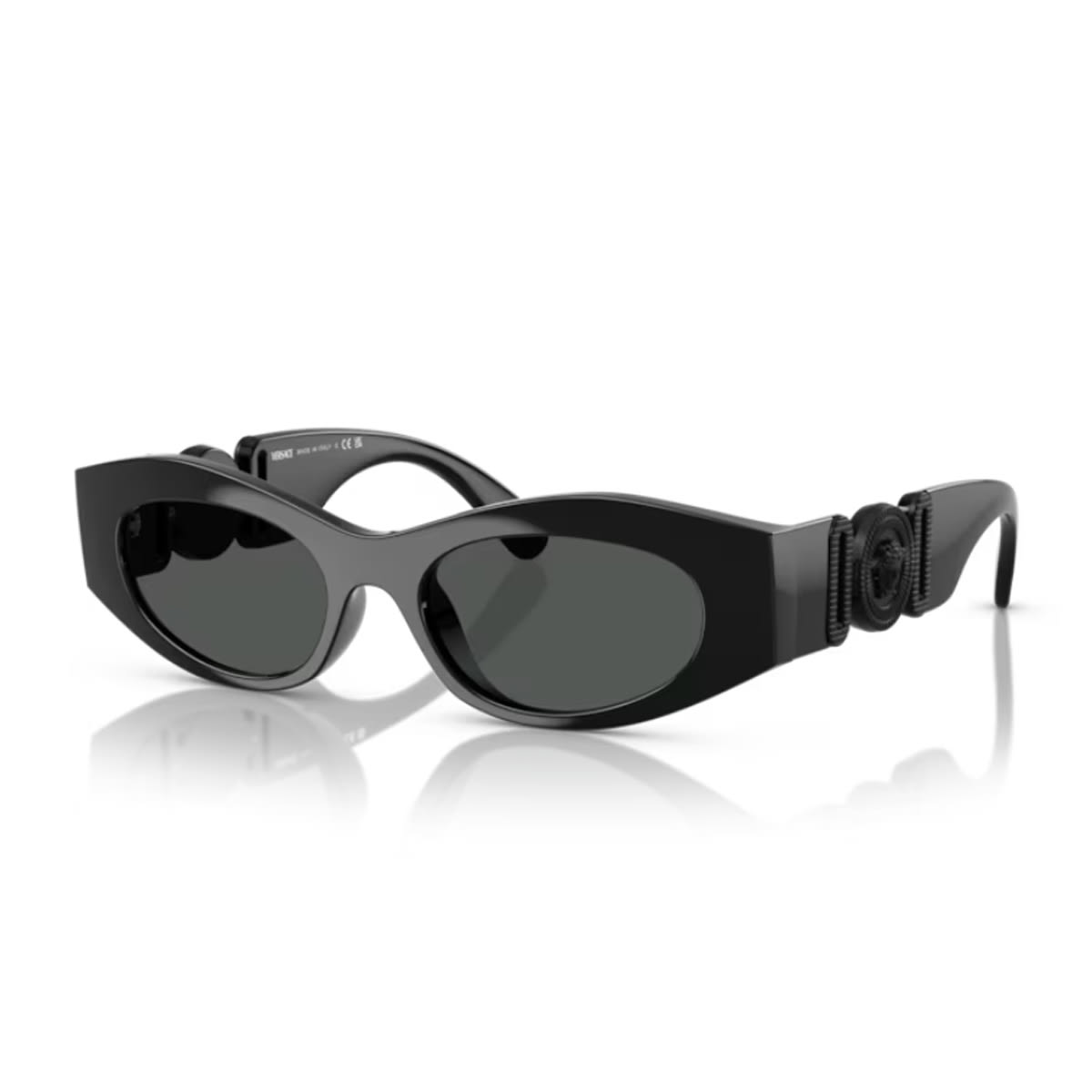 Versace 0ve4480u Medusa Biggie 536087 Nero Sunglasses In Black