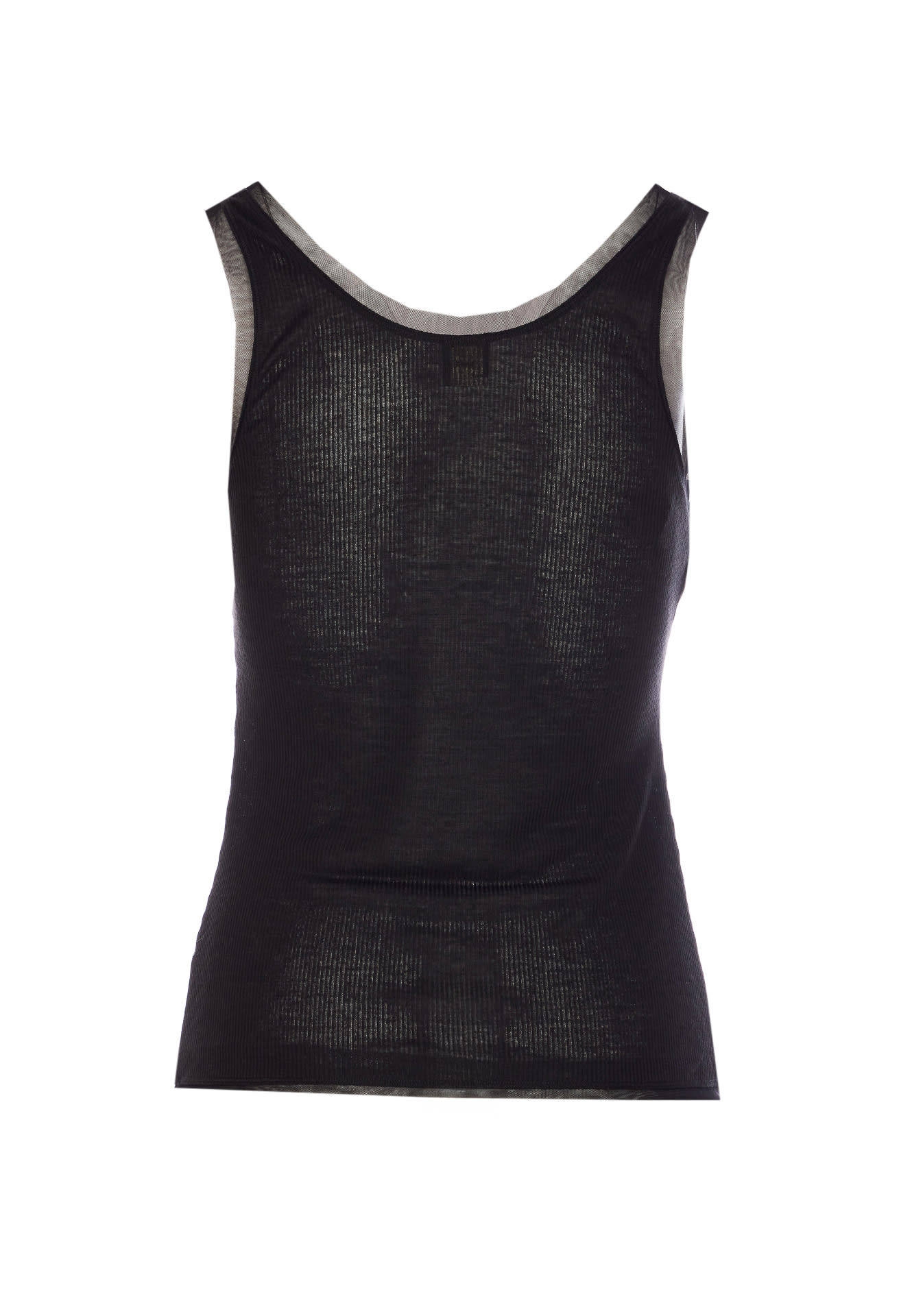 Shop Pinko Clark Tank Top In Nero Limousine