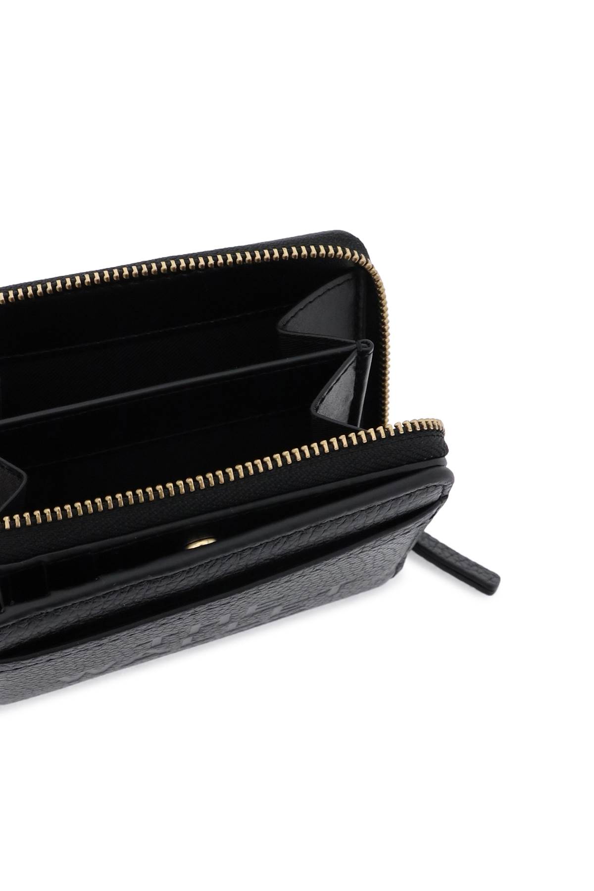 Marc Jacobs The Mini Compact Wallet In Black