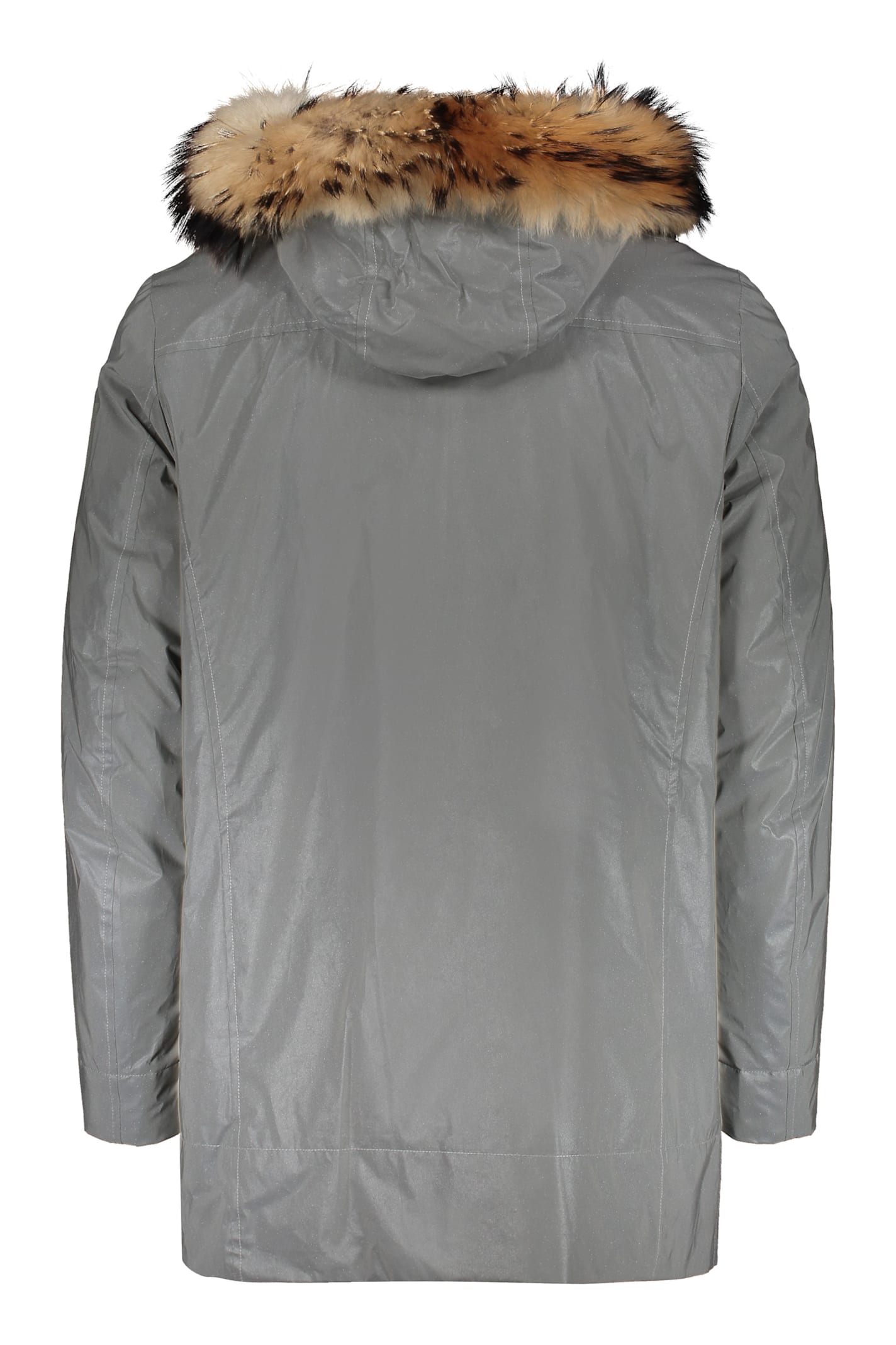 Paul&shark Hooded Parka In Grey