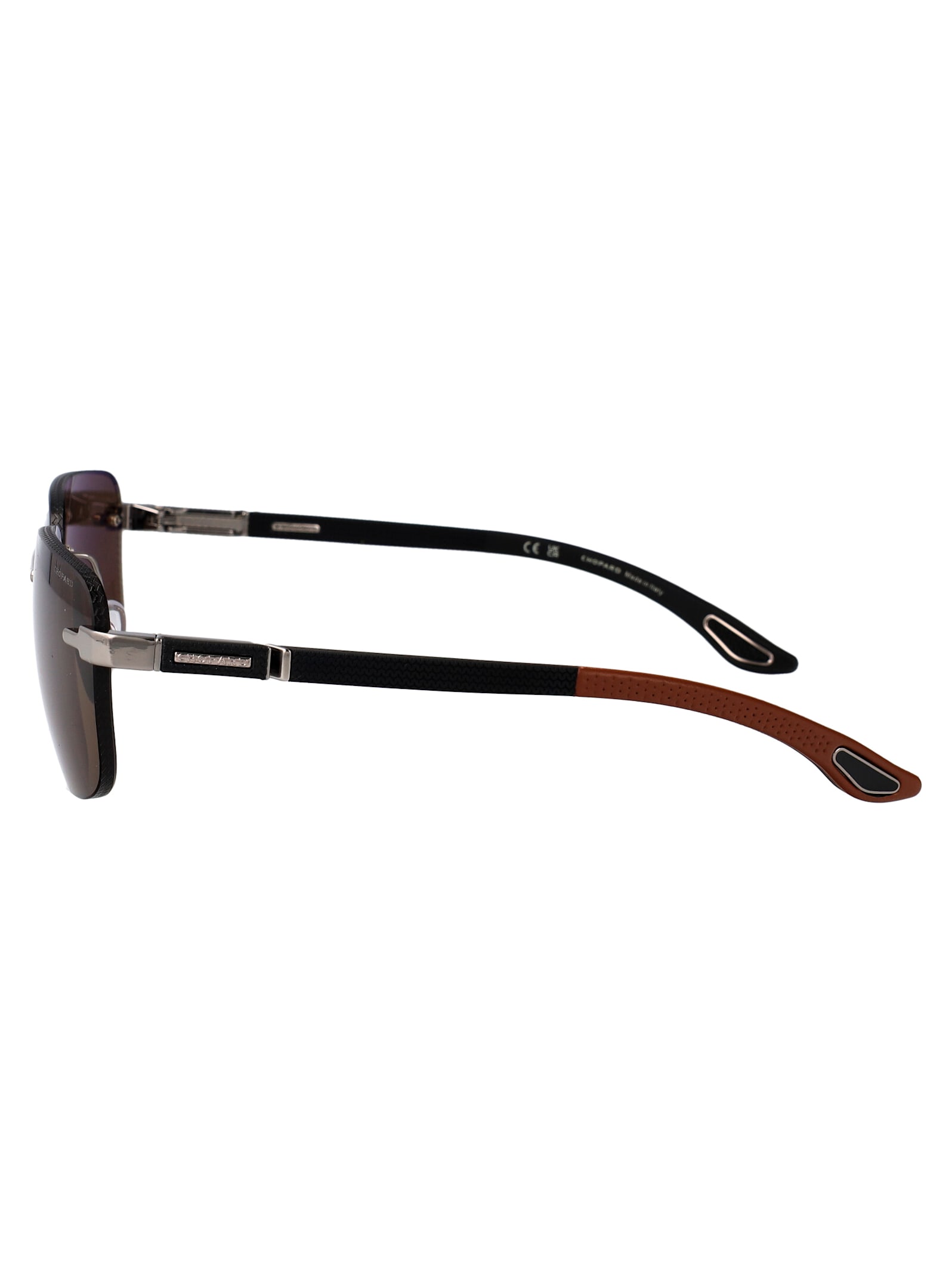 Chopard Schl22v Sunglasses In Rutenio Lucido Totale