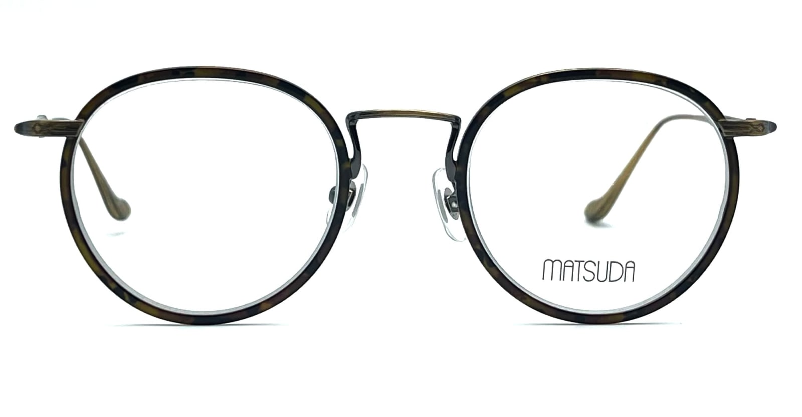 M3058 - Shiny Antique Gold Rx Glasses