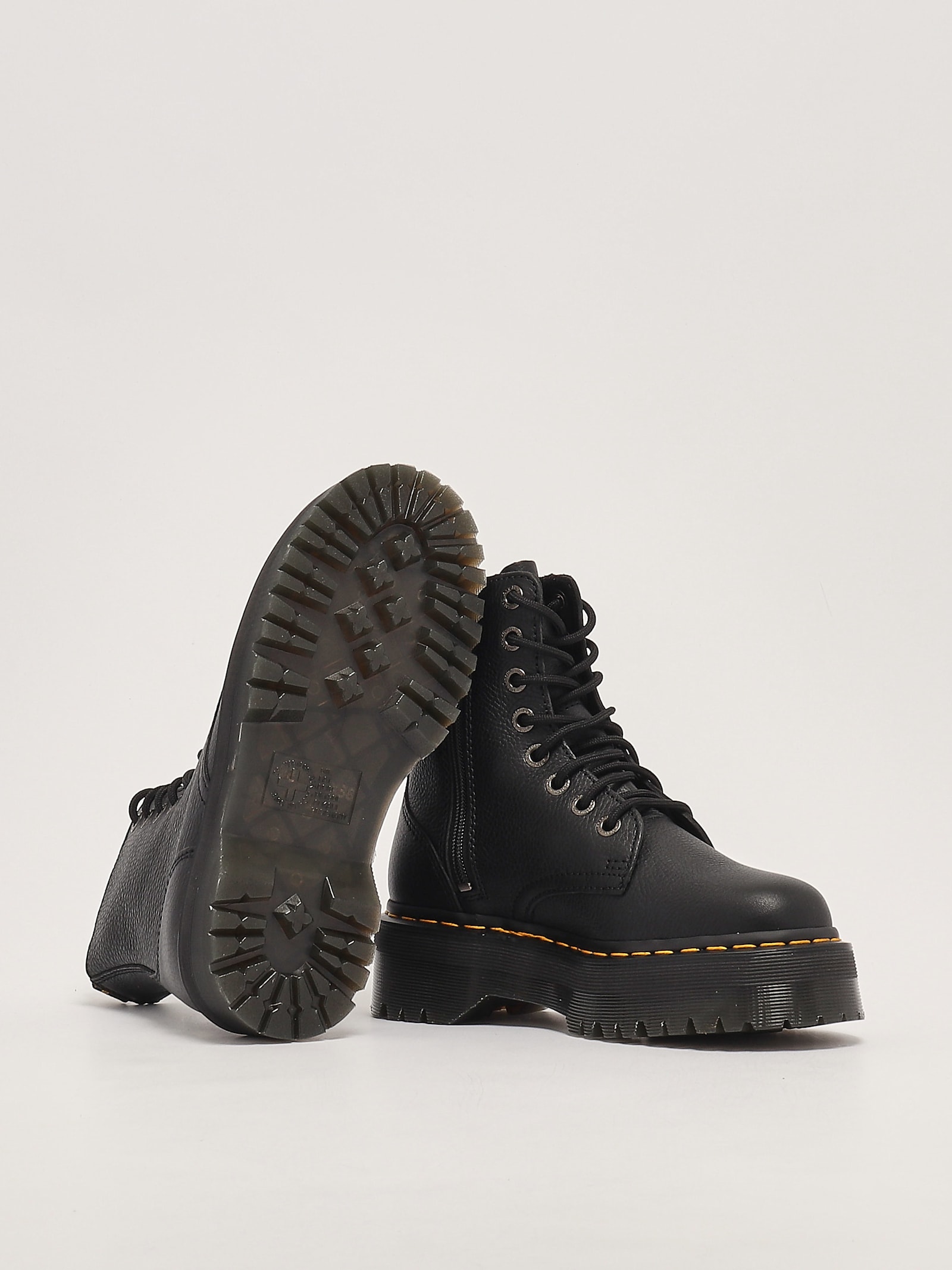 Shop Dr. Martens' Jadon Boots In Nero