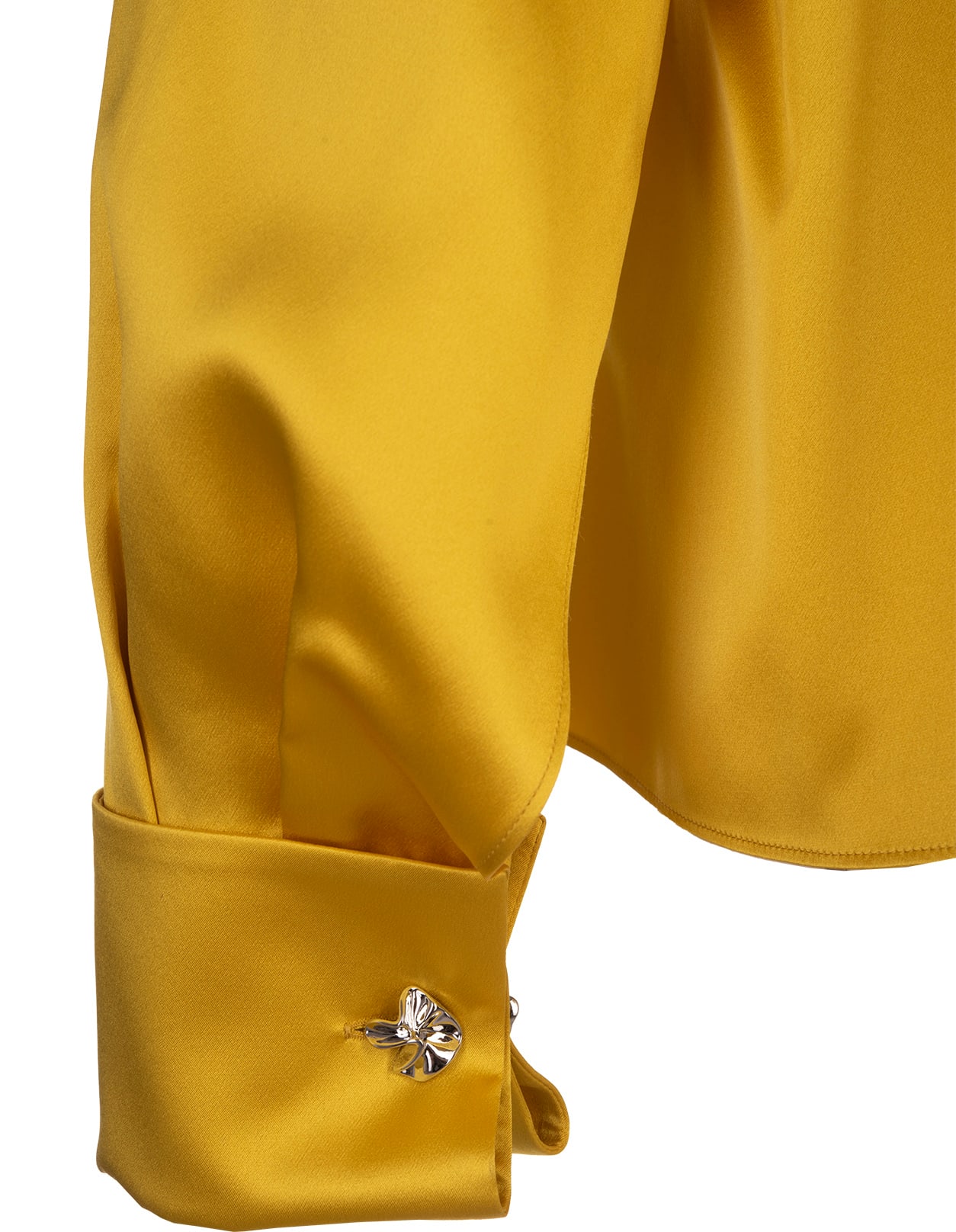 Max Mara Yellow Salice Shirt In Yellow