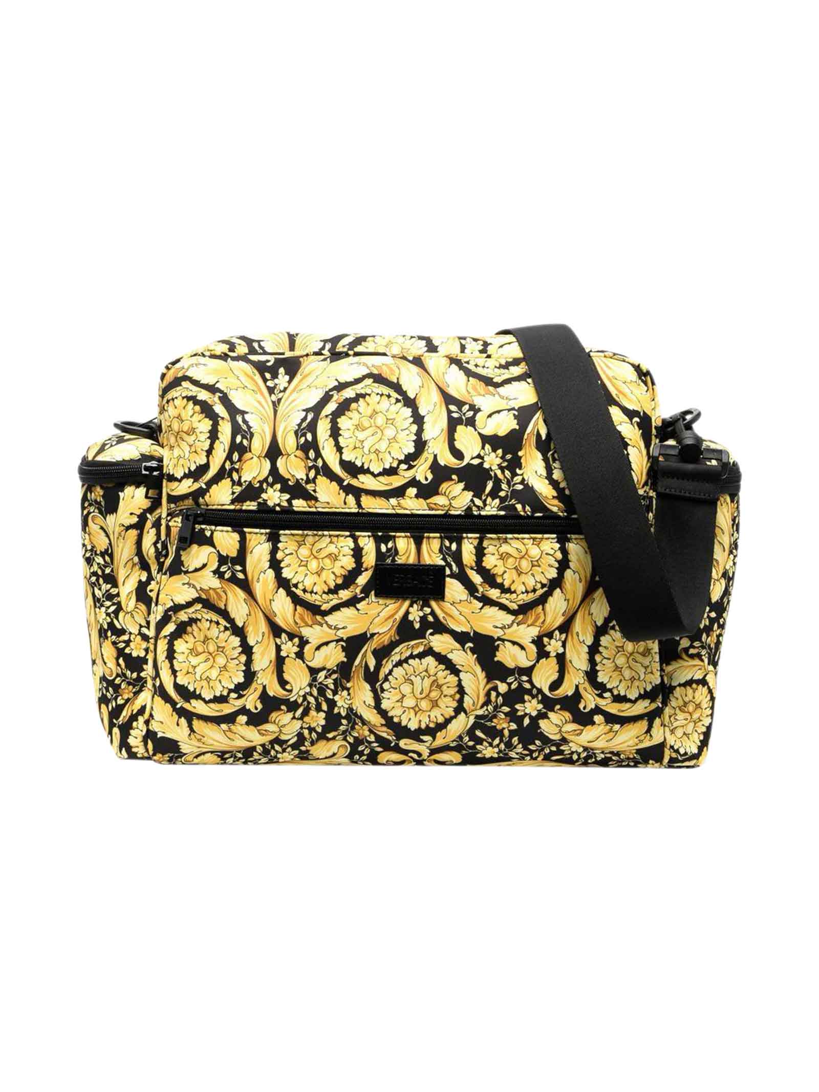 Young Versace Black / Gold Changing Bag Unisex Kids