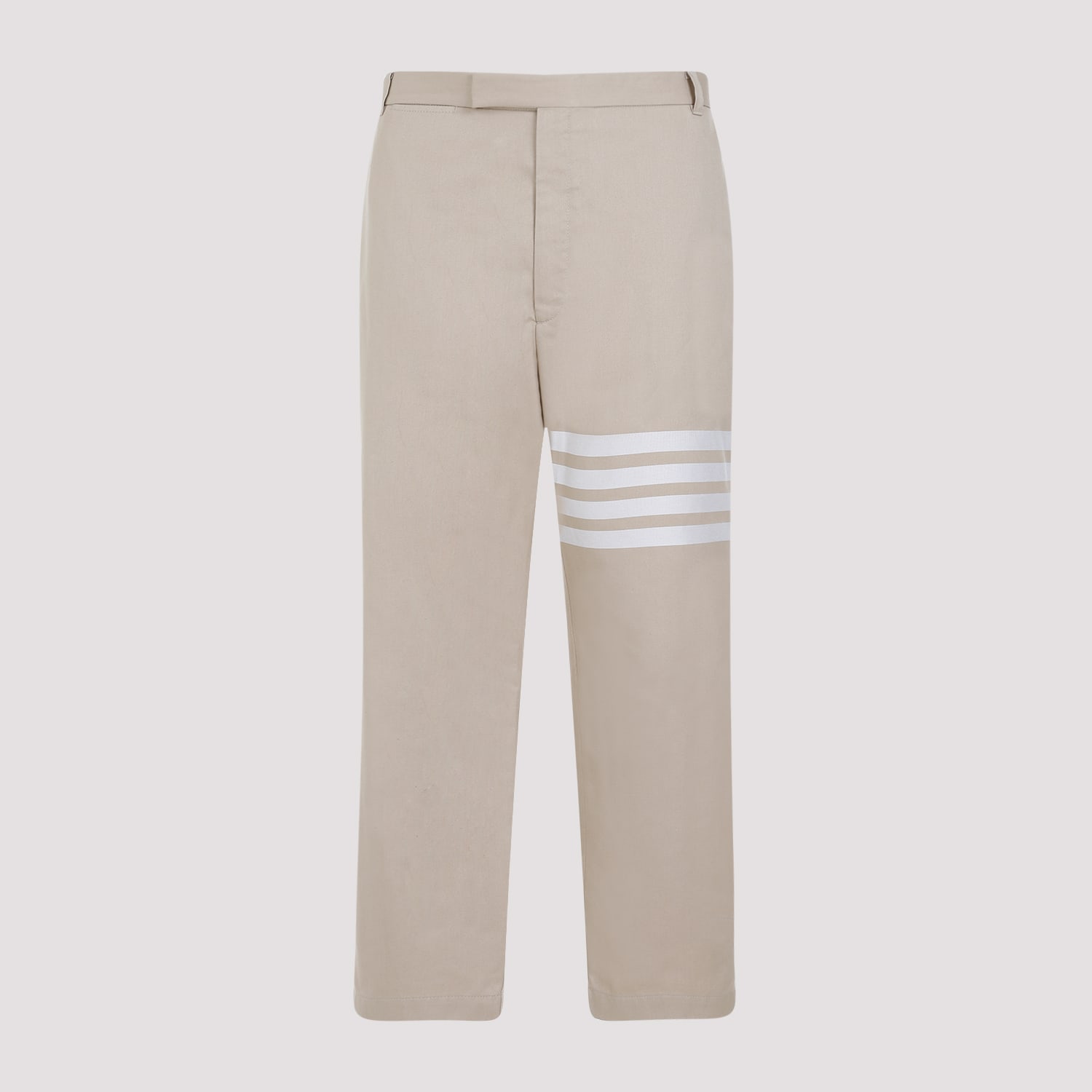 Shop Thom Browne Thome Browne Unconstructed Straight Leg Trousers In Camel