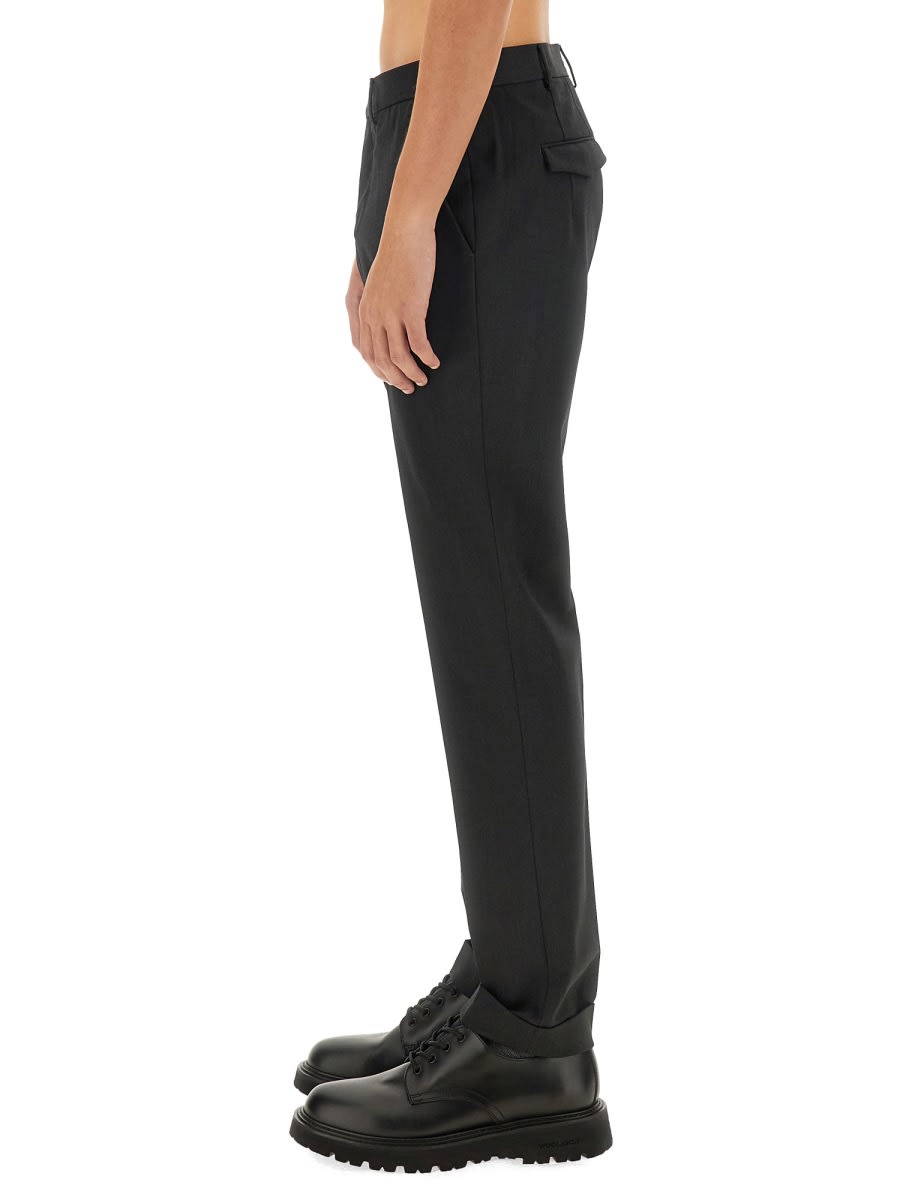 Shop Pt Torino Straight Leg Pants In Grey