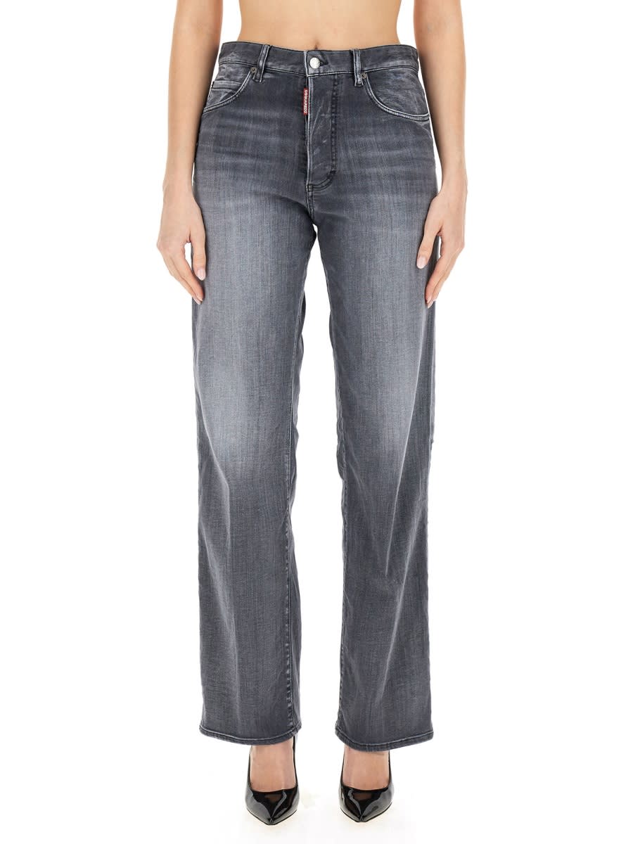 Shop Dsquared2 San Diego Jeans In Grey