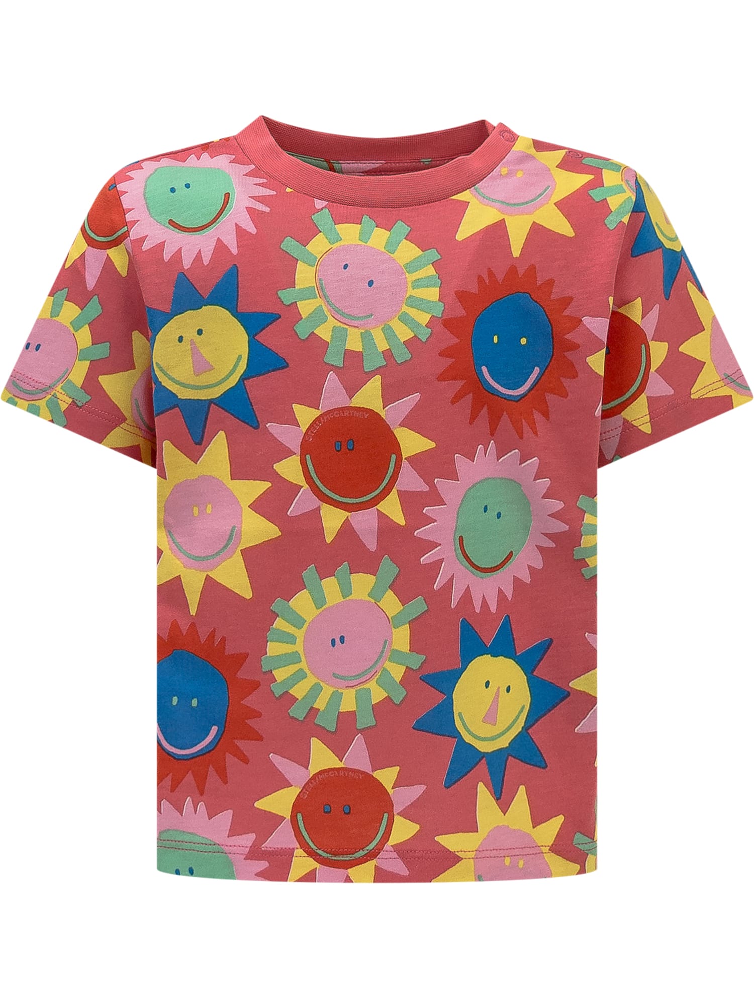 Stella Mccartney Babies' Sunshine T-shirt In Rosa