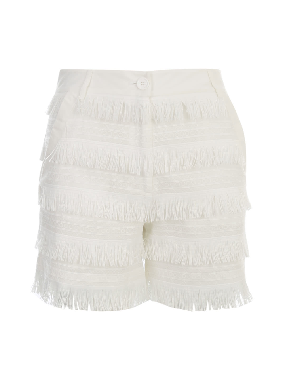 Love Moschino Shorts W/fringes
