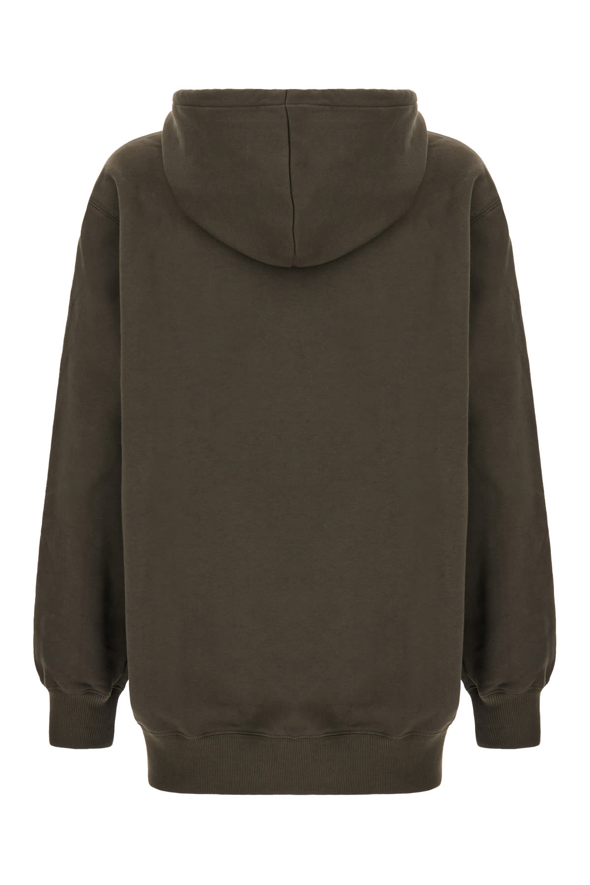 Shop Lanvin Mud Cotton Oversize Sweatshirt In 694