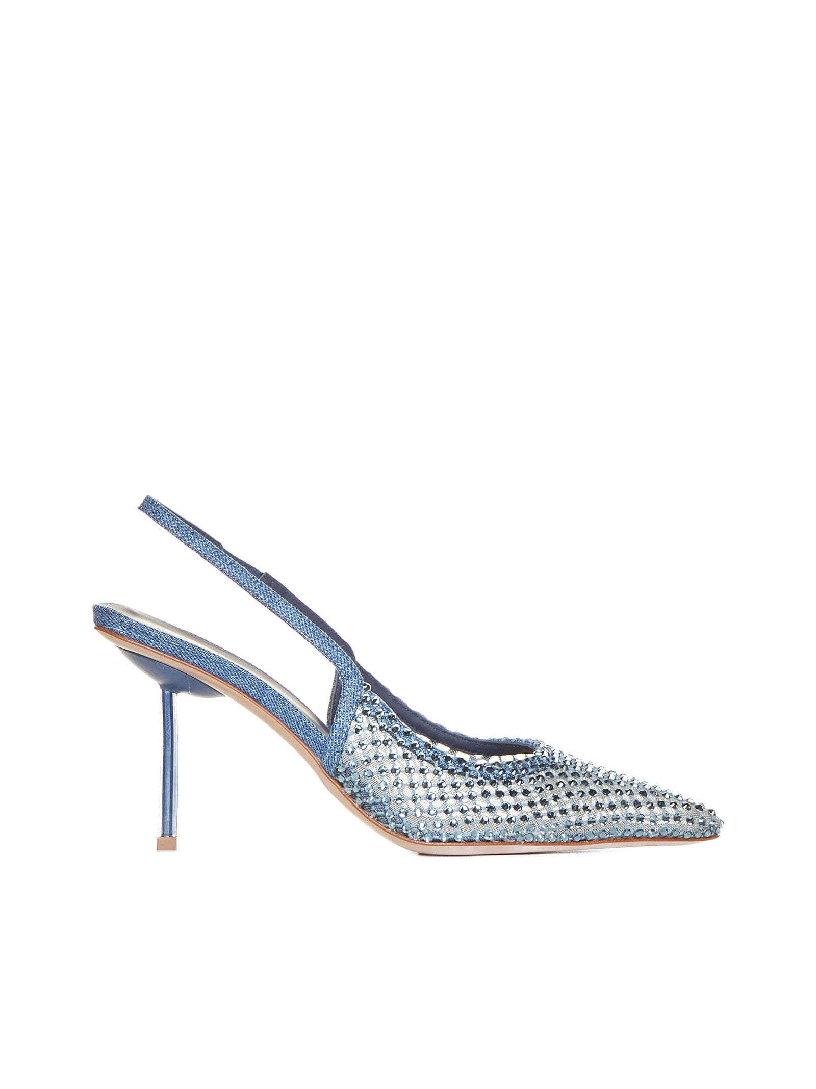 Shop Le Silla High-heeled Shoe In Blue