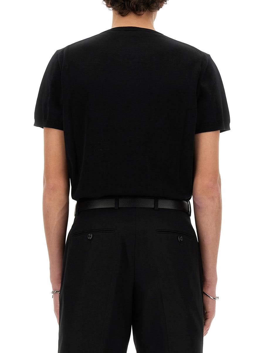 Shop Alexander Mcqueen T-shirt With Logo In Black