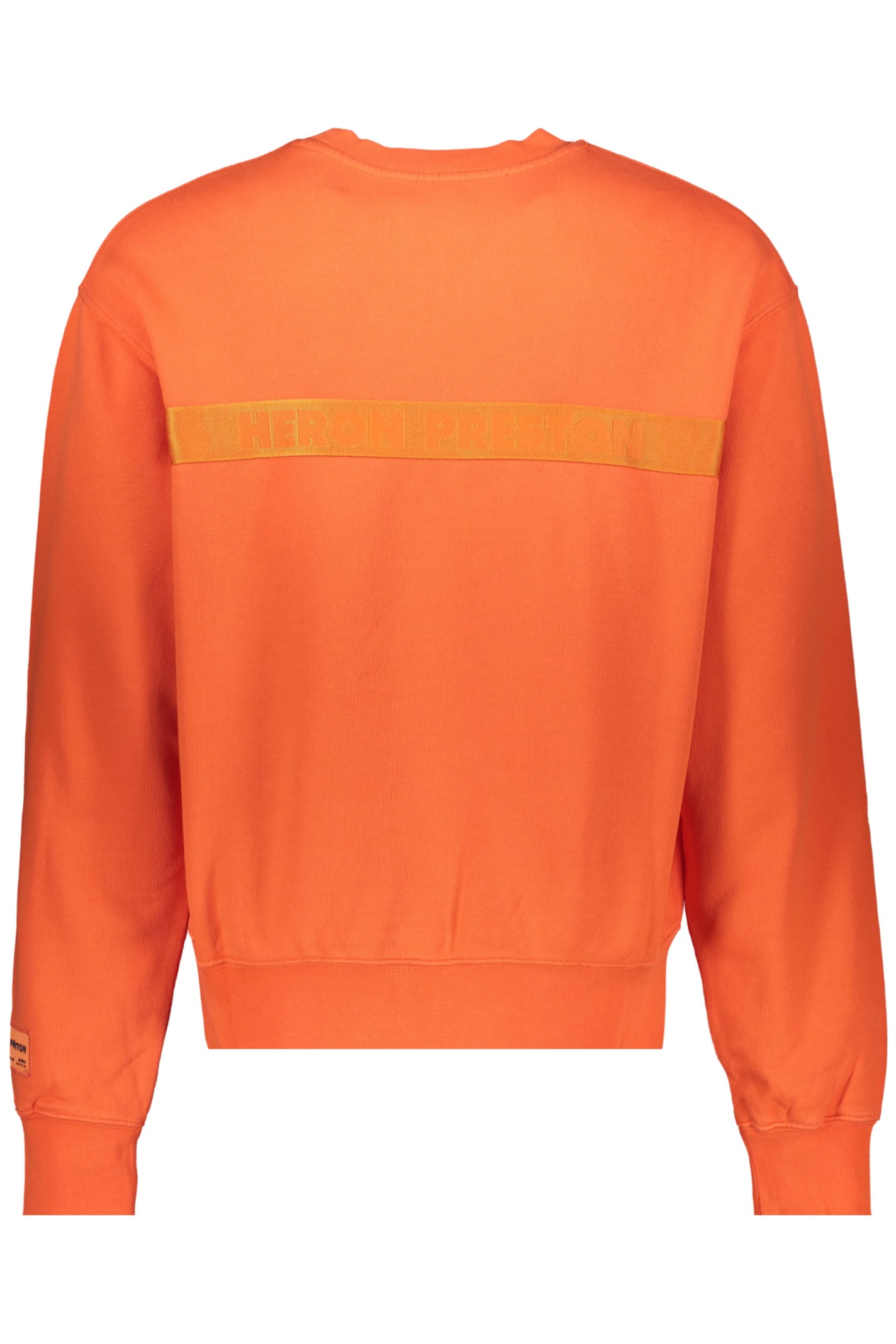 Shop Heron Preston Print Sweatshirt In Orange