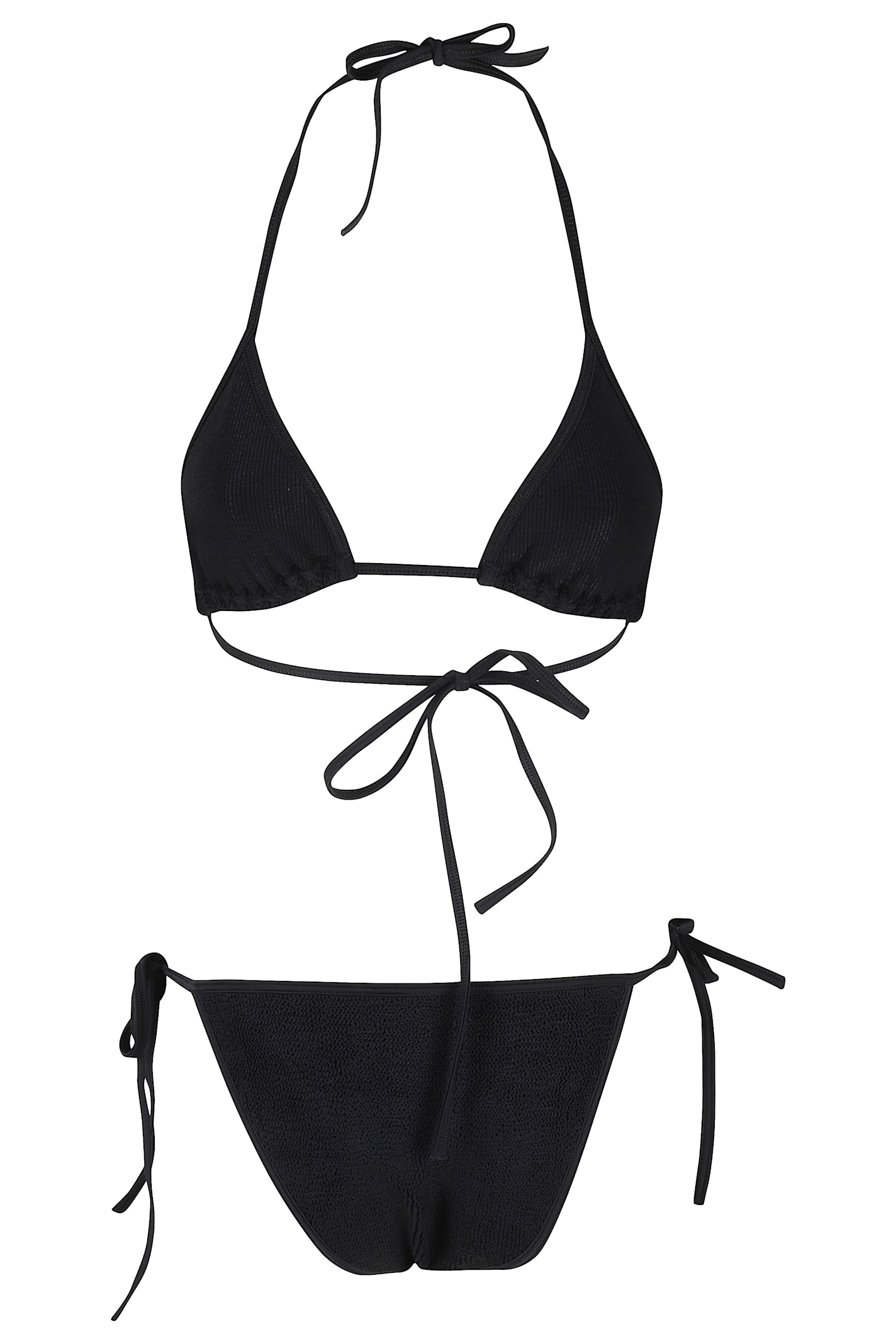 Hunza G Gina Triangle Bikini Set In Black