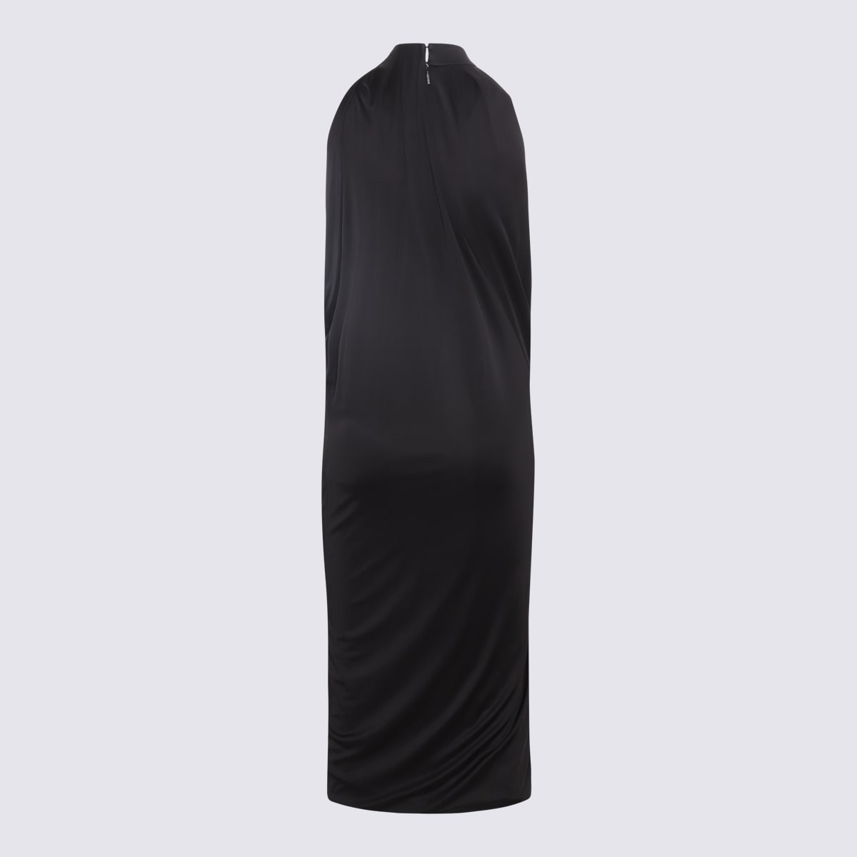 Shop Versace Black Viscose Dress