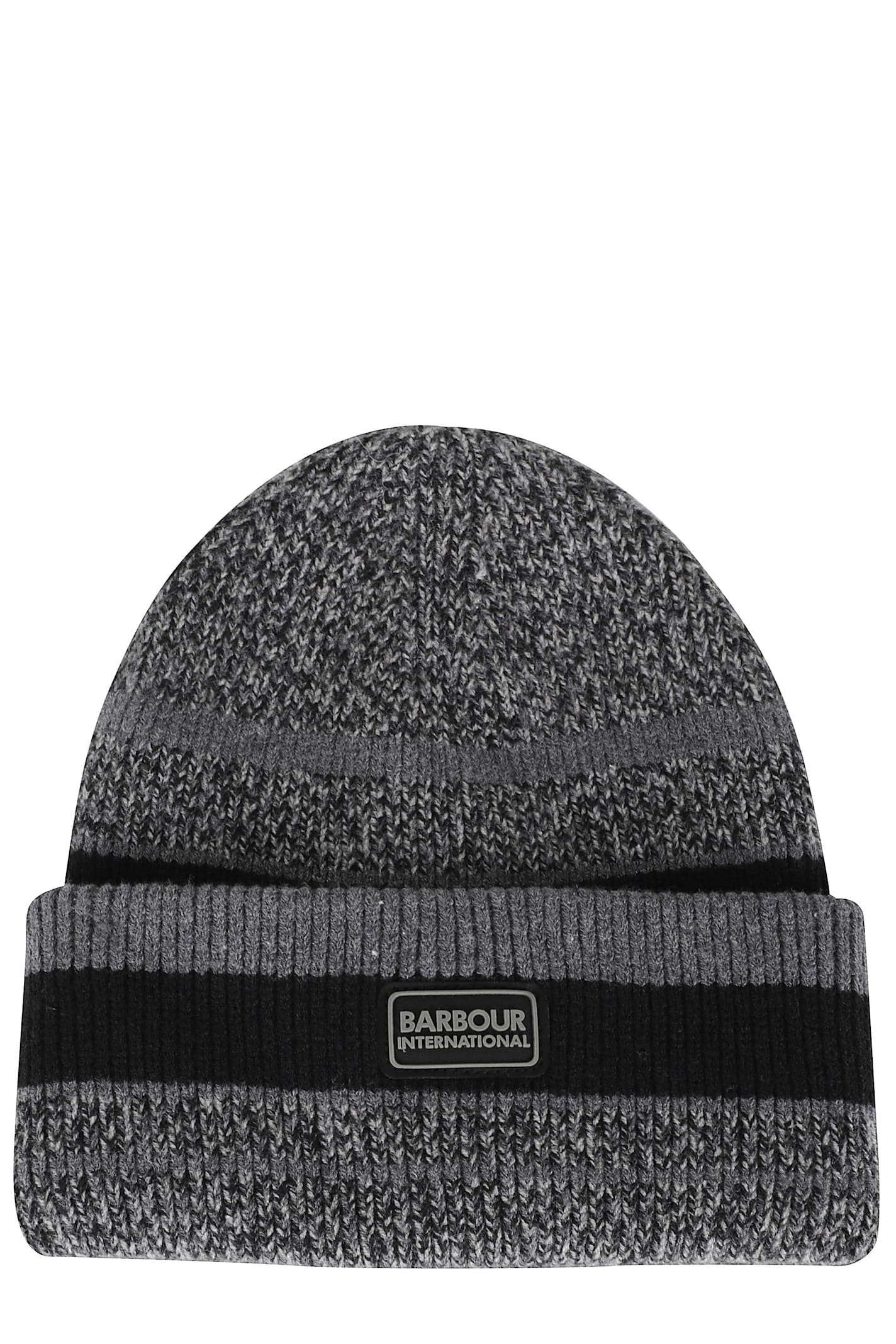 Barbour Boston Beanie And Scarf In Gray