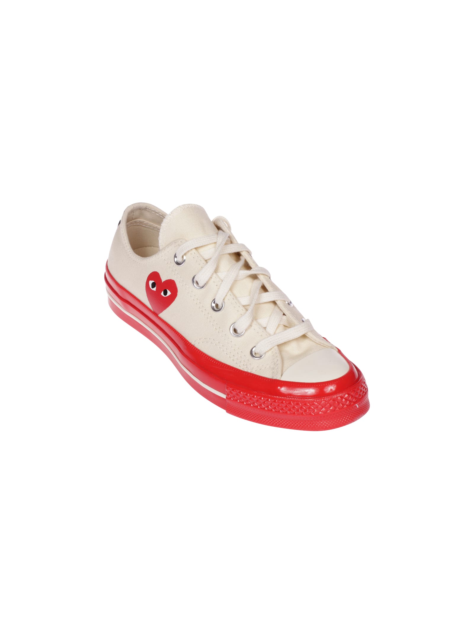 Shop Comme Des Garçons Play Low Top Red Sole In 2