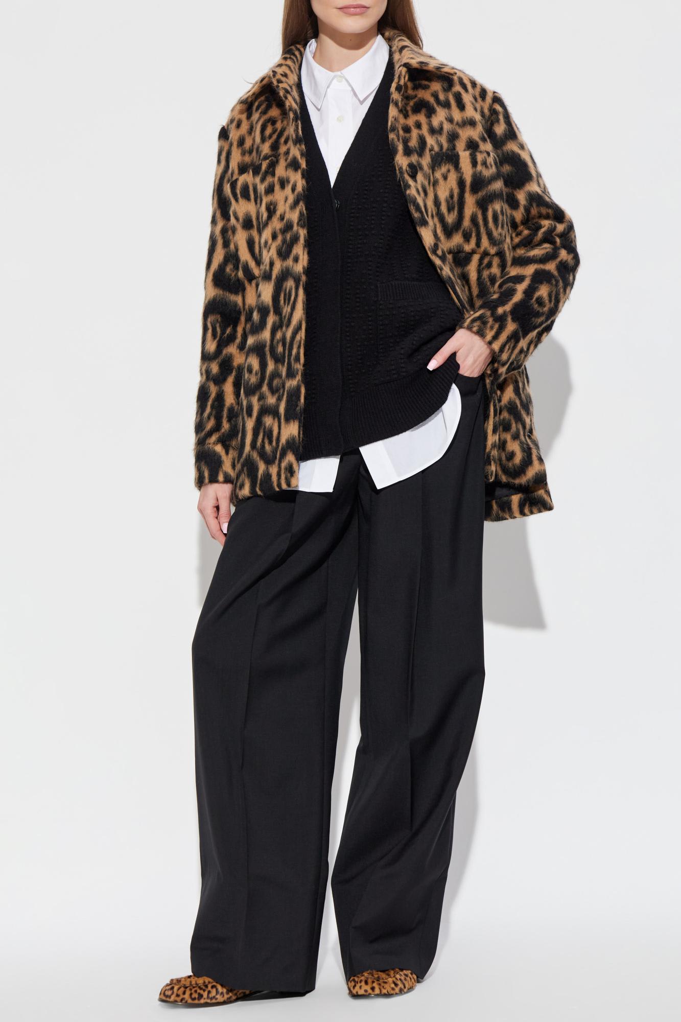 Fendi Cardigan With Pockets In Brown