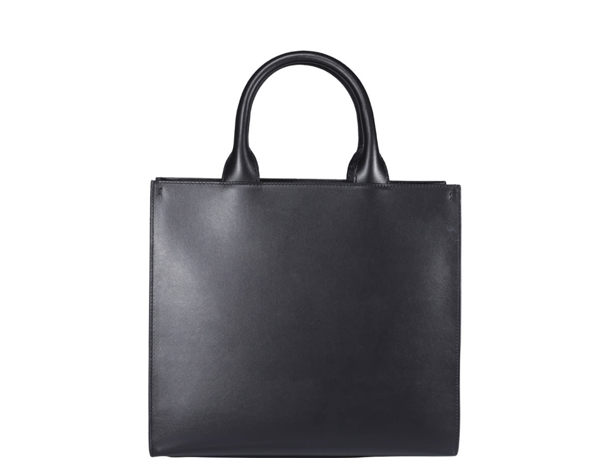 Shop Dolce & Gabbana Dg Logo Hand Bag In Nero