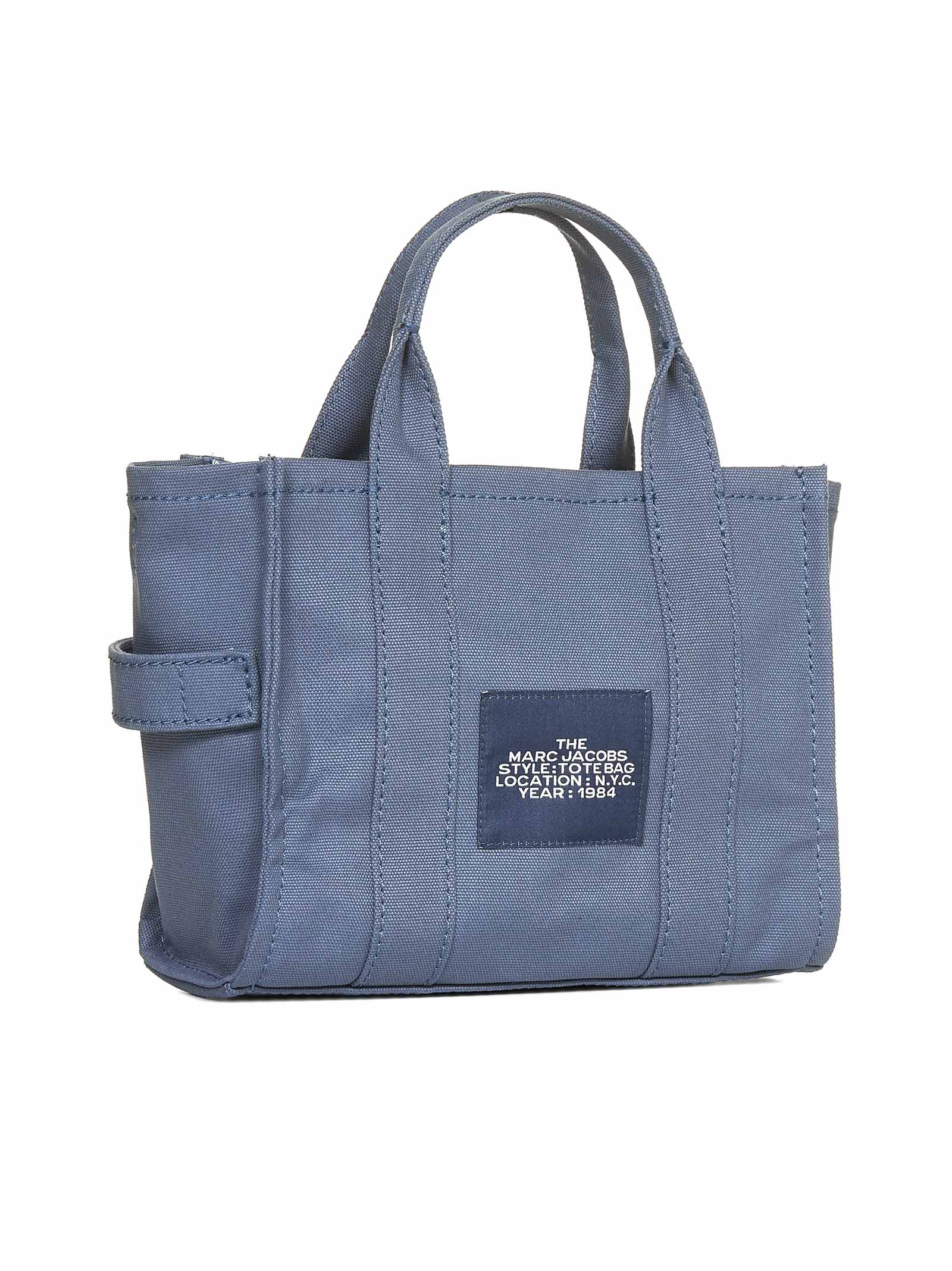 Marc Jacobs The Small Canvas Tote Bag In Blue Shadow