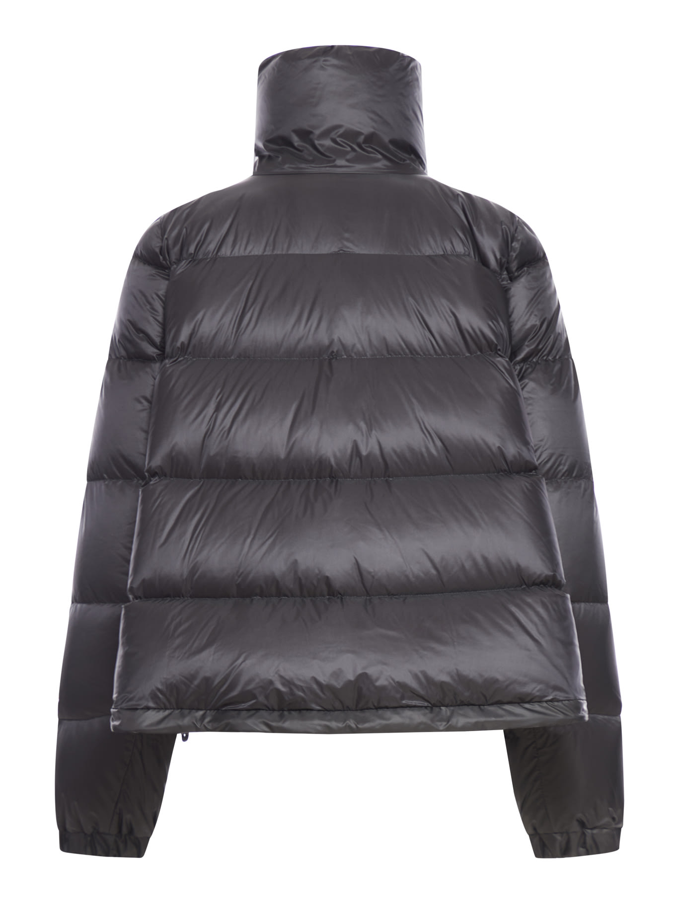 Shop Sacai Black Down Jacket