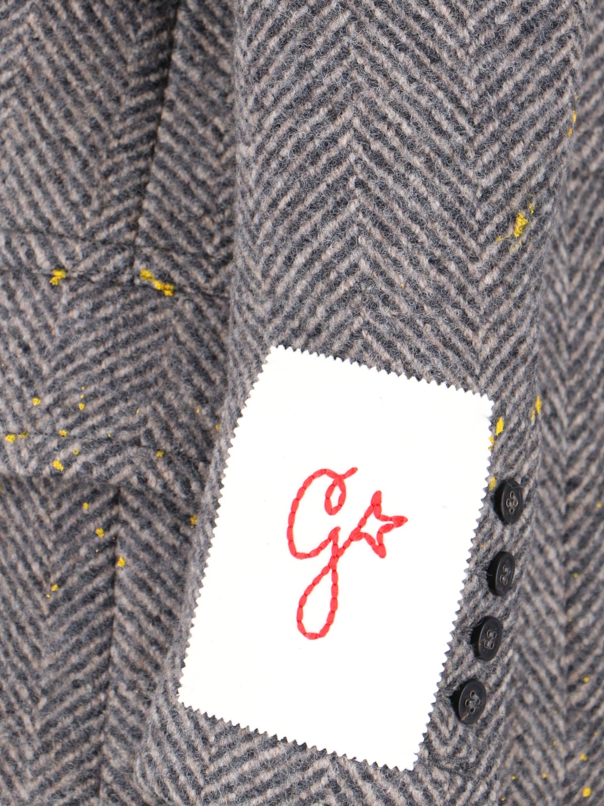 Golden Goose Berhen Double-breasted Coat In Gray