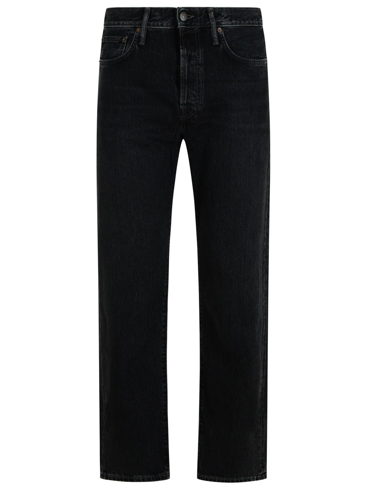 Shop Acne Studios 1996 Black Cotton Jeans