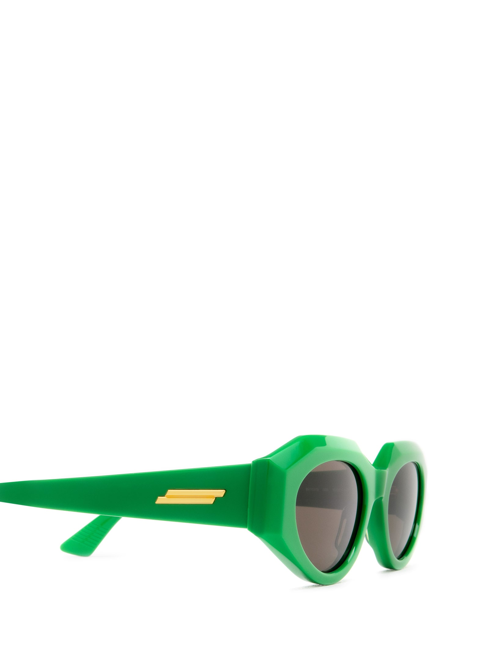 Shop Bottega Veneta Bv1031s Green Sunglasses