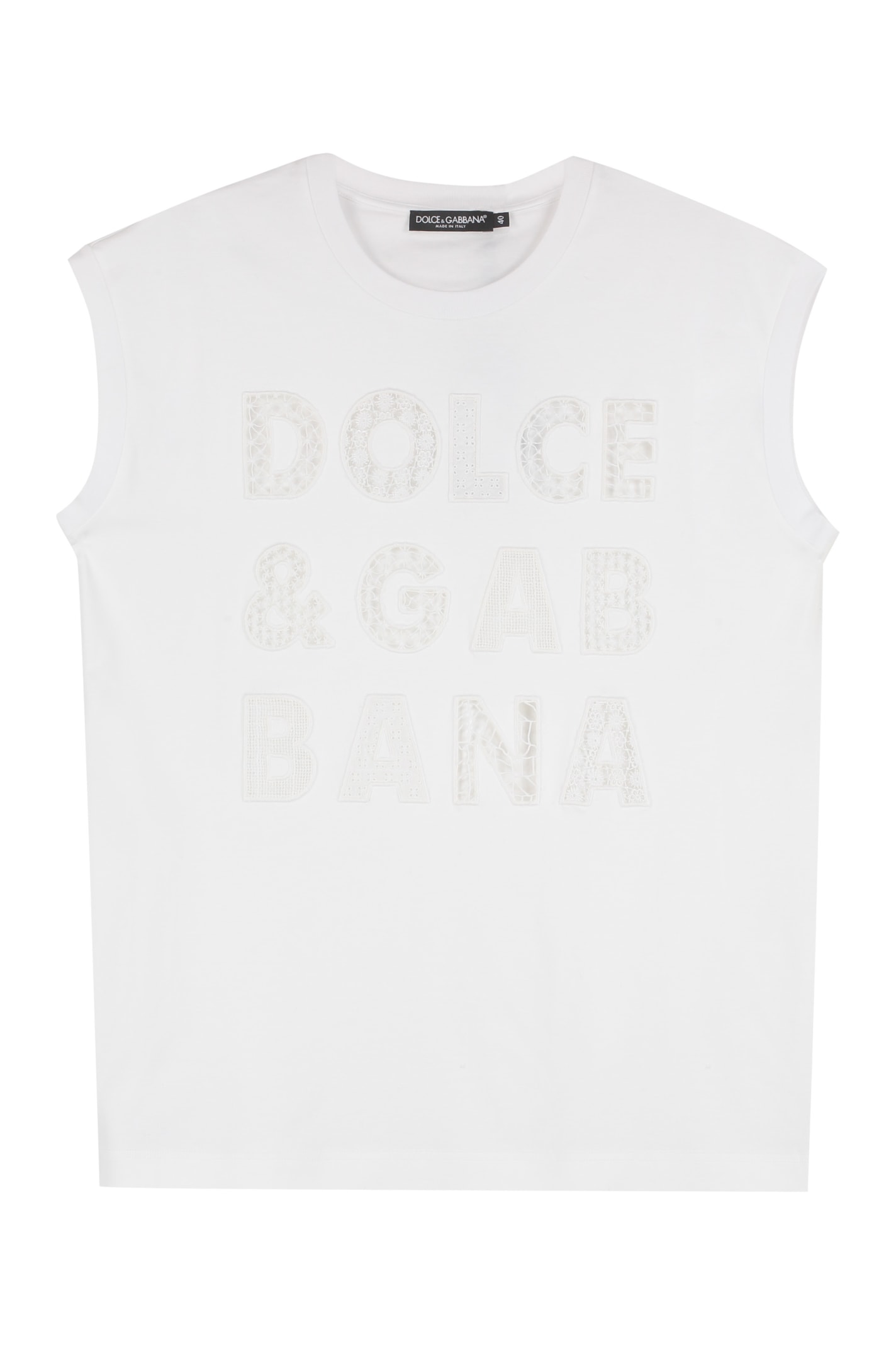 Dolce & Gabbana Embroidered Cotton Top